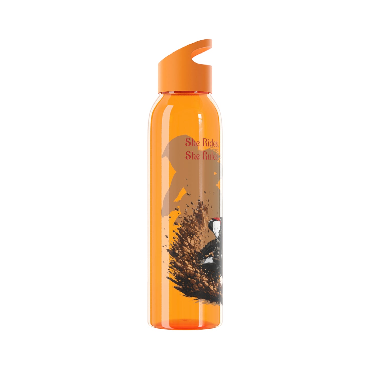 She Rides She Rules Motocross Water Bottle