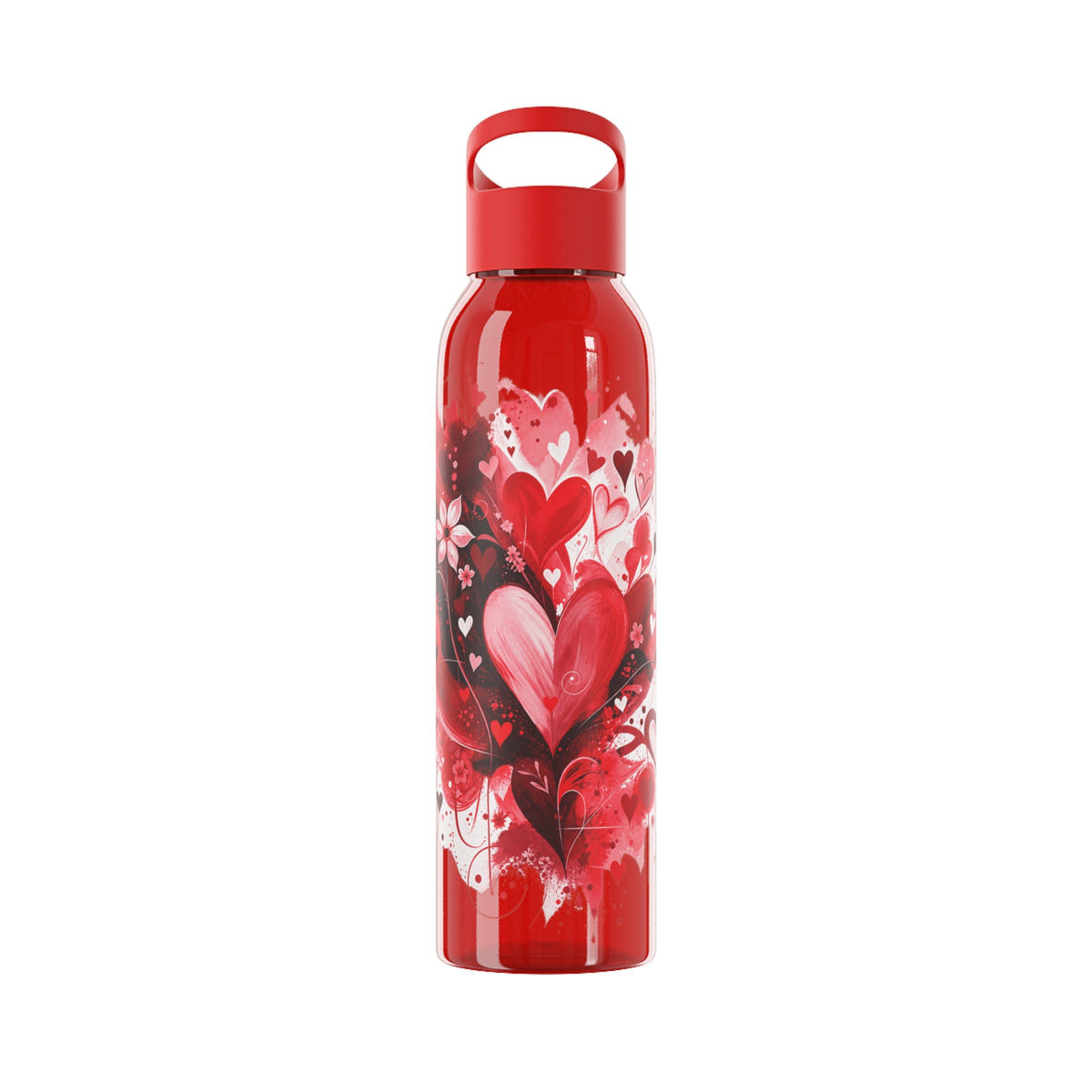 Floral Hearts Water Bottle | 21.9oz Reusable Bottle