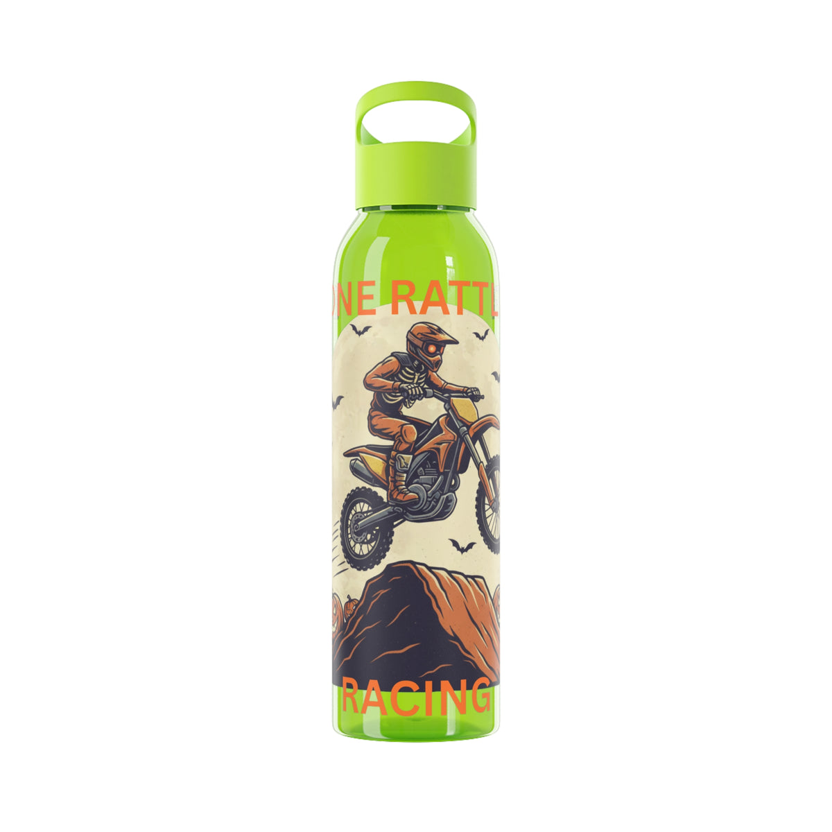 Bone Rattler Motocross Halloween Water Bottle – Dirt Bike Bottle