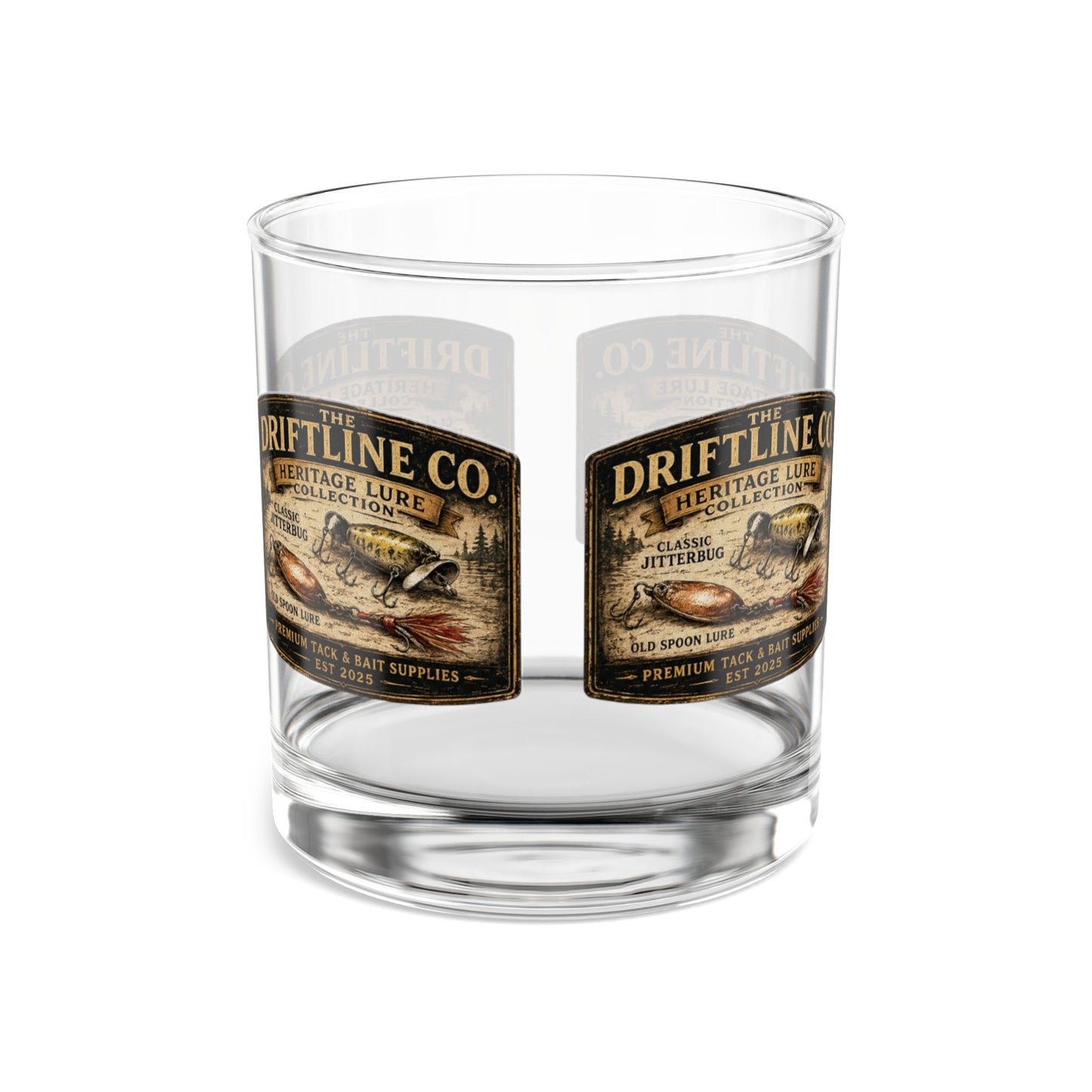 Heritage Lure Collection Glass Tumbler, The Driftline Company