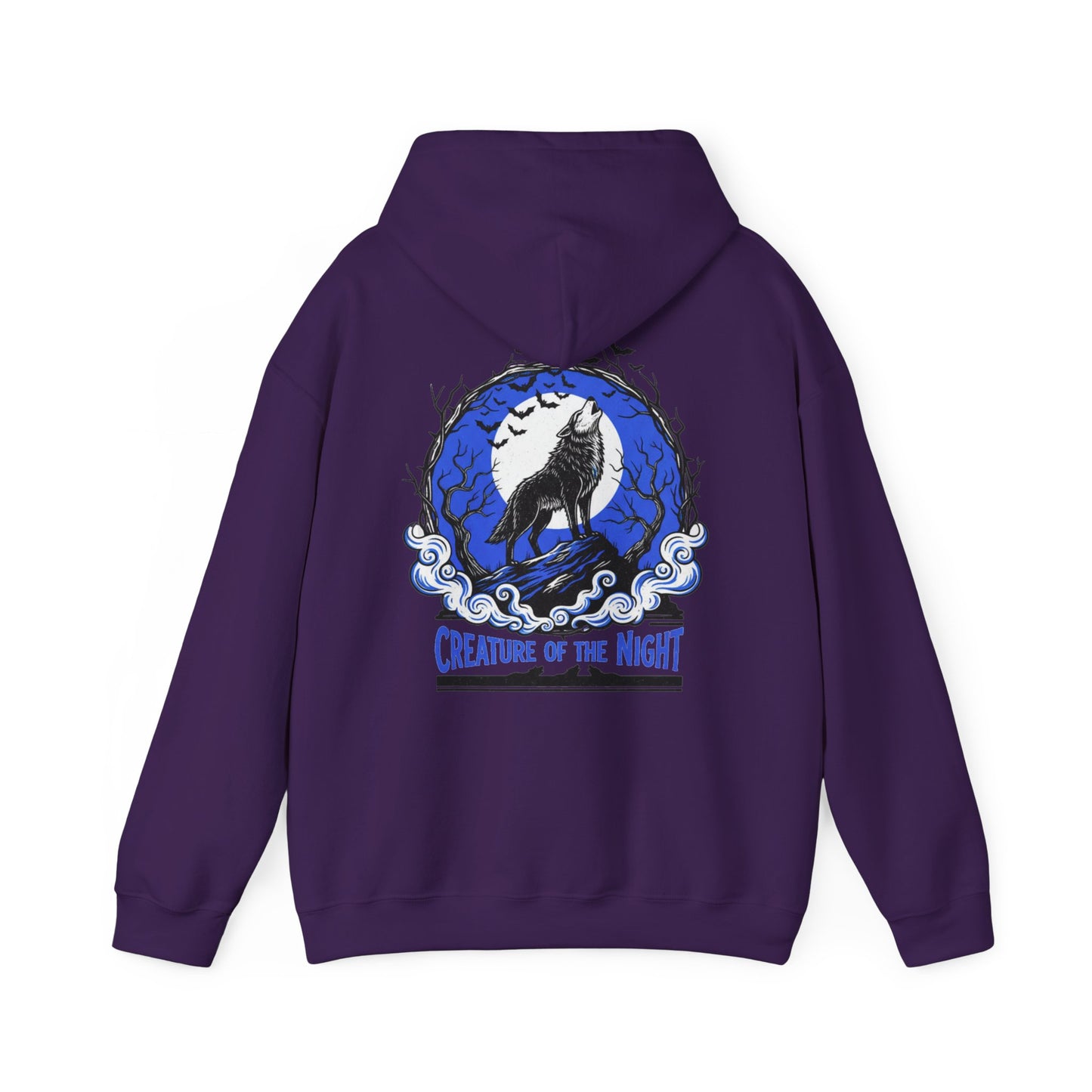 Creature of the Night Werewolf Hoodie – Halloween Back Print Hoodie
