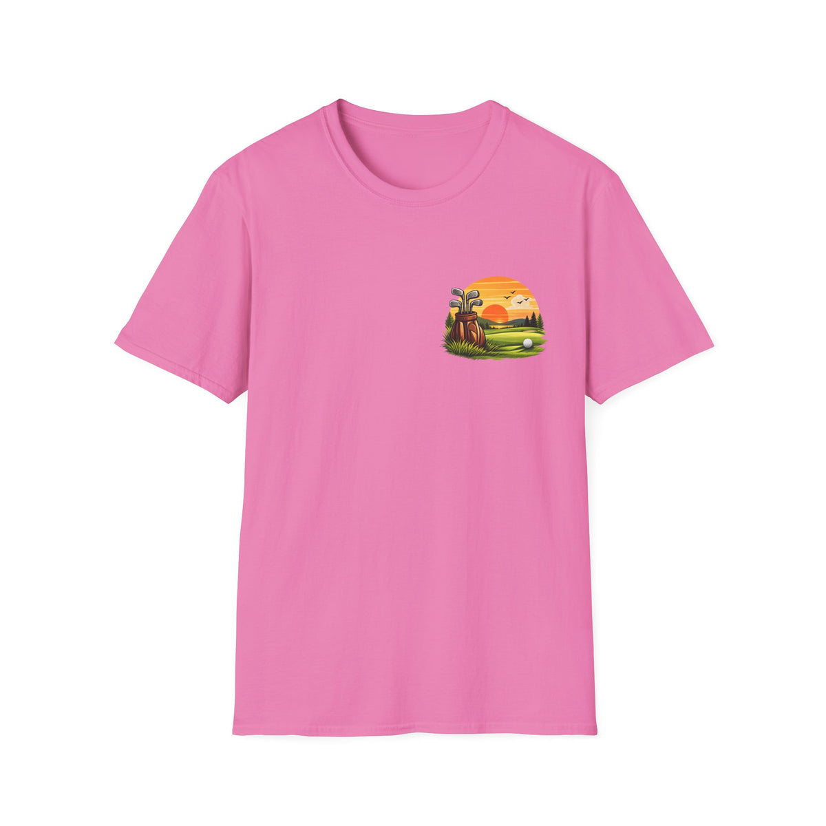 Sunset Golf T-Shirt – Minimal Golf Design