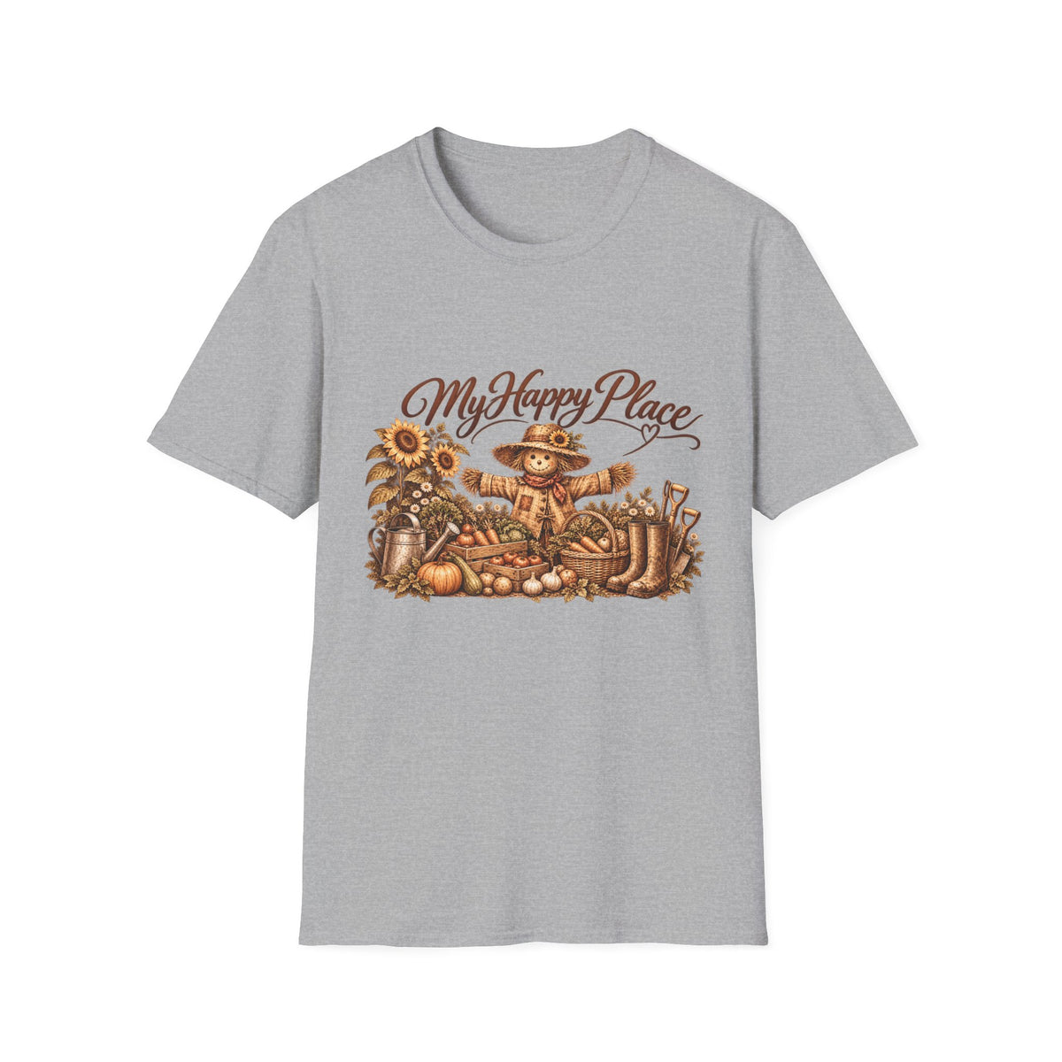 T-Shirt "Happy Place Gardening"