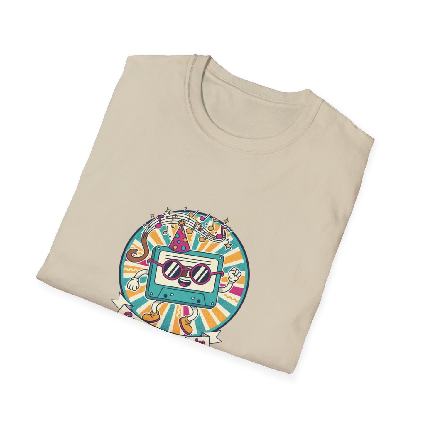 Retro Good Vibes Only T-Shirt | Colourful Retro Cassette Graphic Tee | 80s & 90s Inspired Unisex T-Shirt