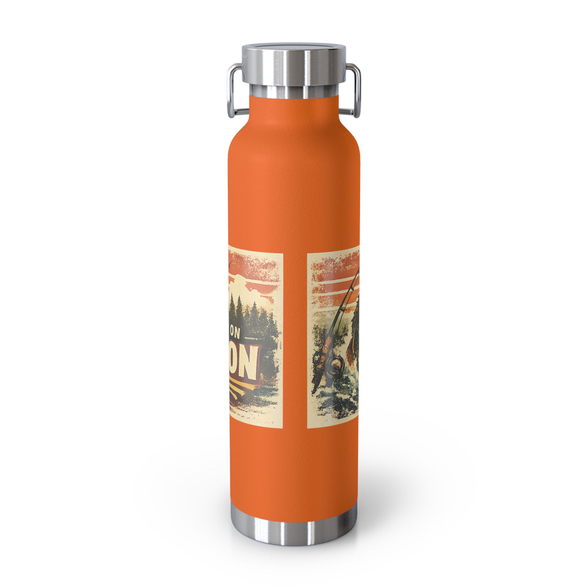 Hooked on Action Insulated Flask – Retro Fishing Flask
