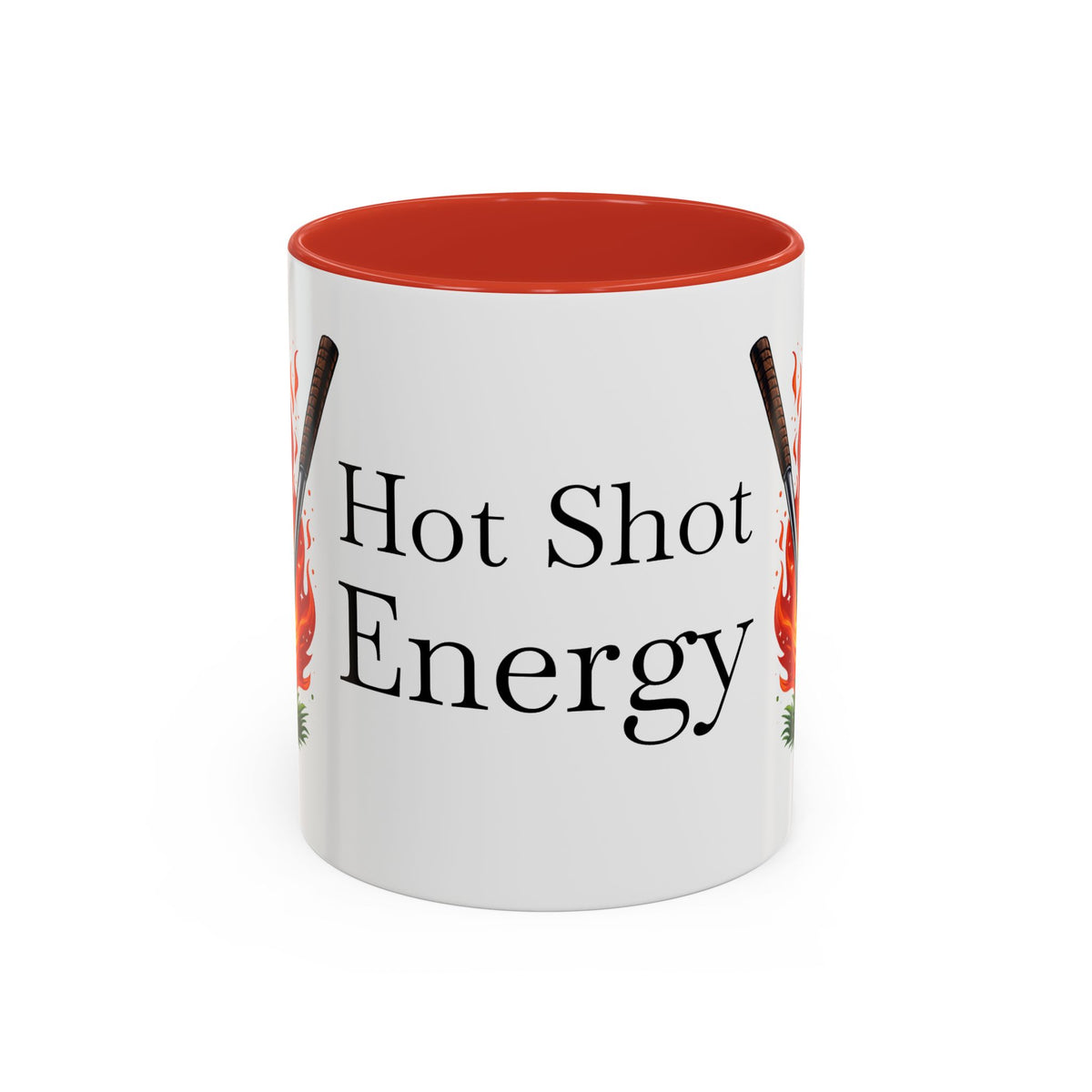 Too Lit to Quit  Hot Shot Energy Golf Accent Mug