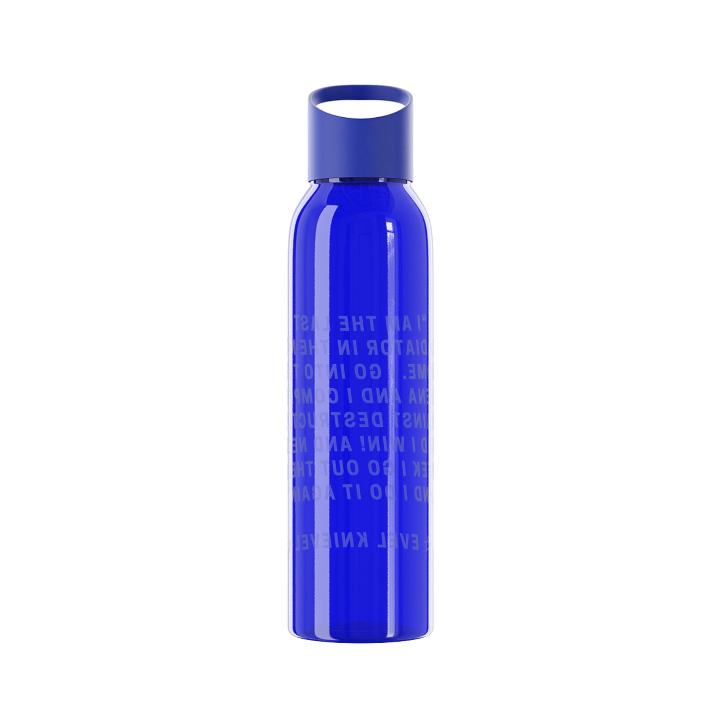 Evel Kneivel Legends Quote Water Bottle