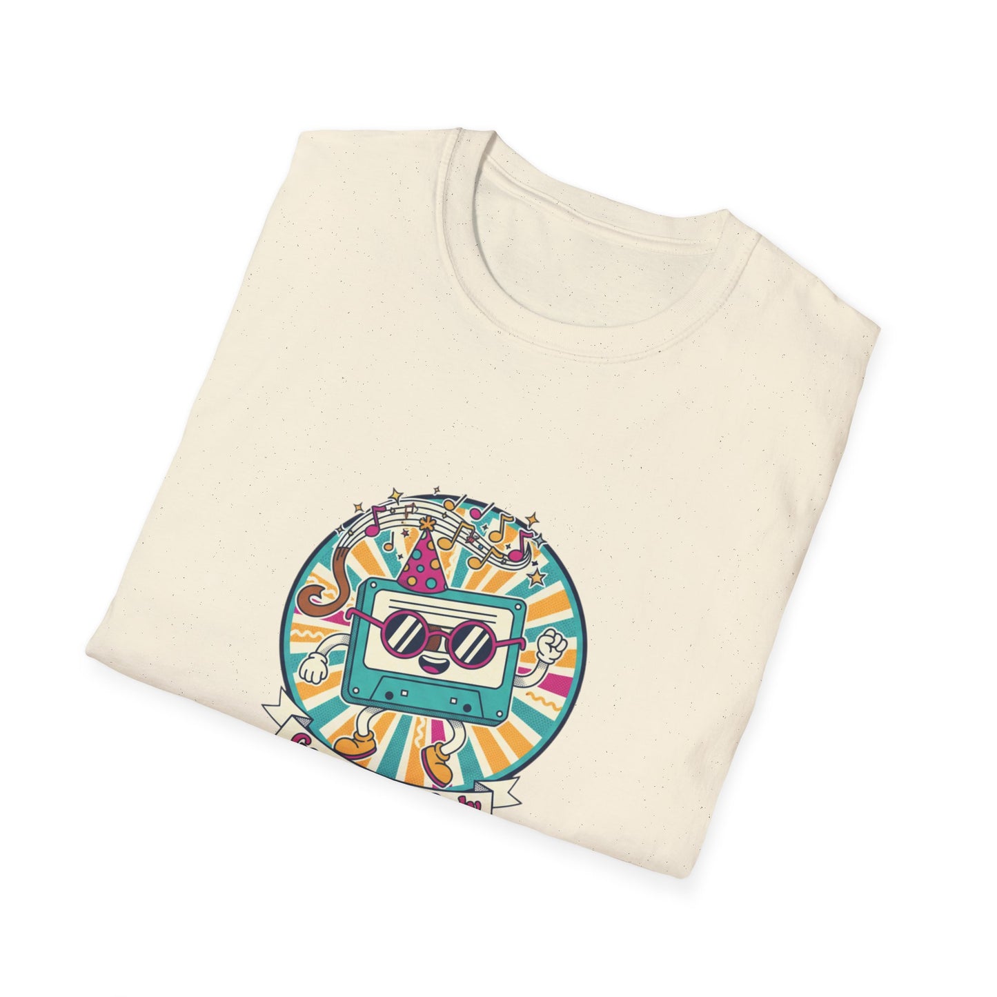 Retro Good Vibes Only T-Shirt | Colourful Retro Cassette Graphic Tee | 80s & 90s Inspired Unisex T-Shirt