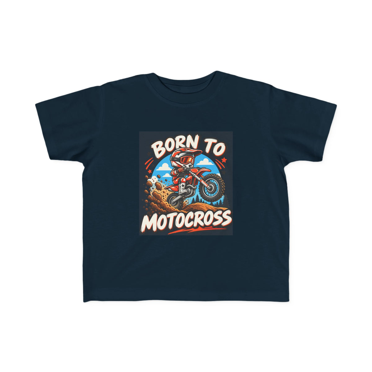 Born to Motocross Kleinkind T-Shirt – Kleines MX-Fahrer Shirt