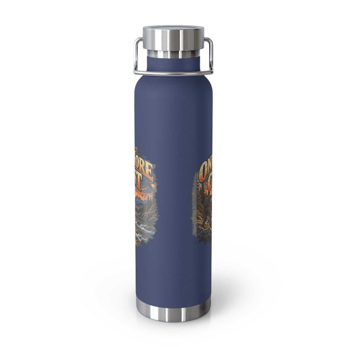 One More Cast Insulated Flask – Vintage Fishing Flask