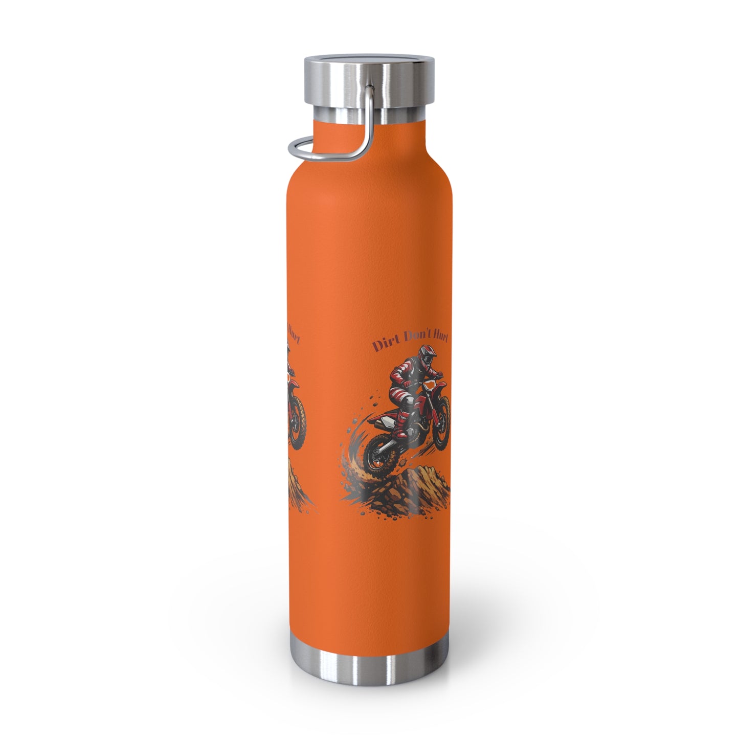 Dirt Don’t Hurt Moto Water Bottle — 22oz Insulated Stainless Steel