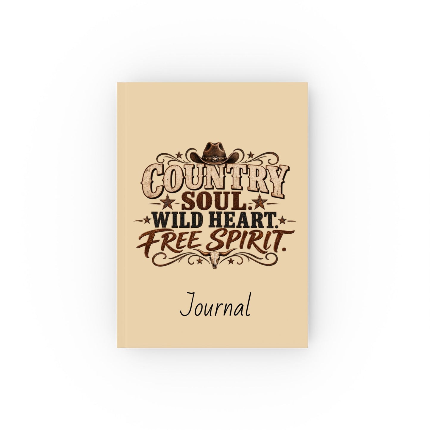 Country Soul Wild Heart Free Spirit Journal – Western Country Notebook