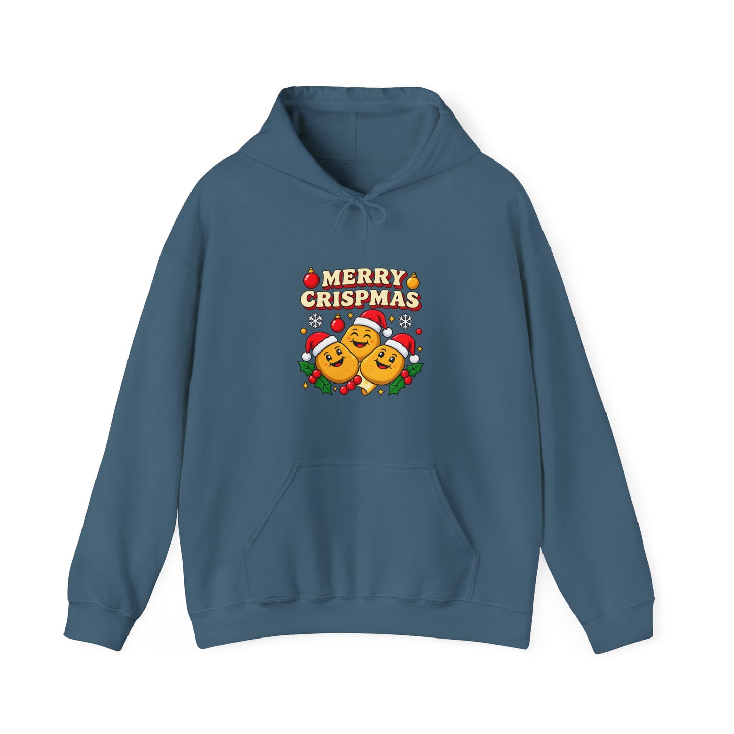 Merry Crispmas Christmas Hoodie – Cosy Unisex Festive Hoodie