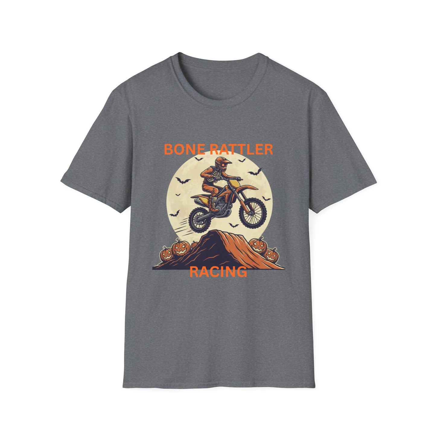 Bone Rattler Motocross Halloween T-Shirt – Unisex Dirt Bike Tee