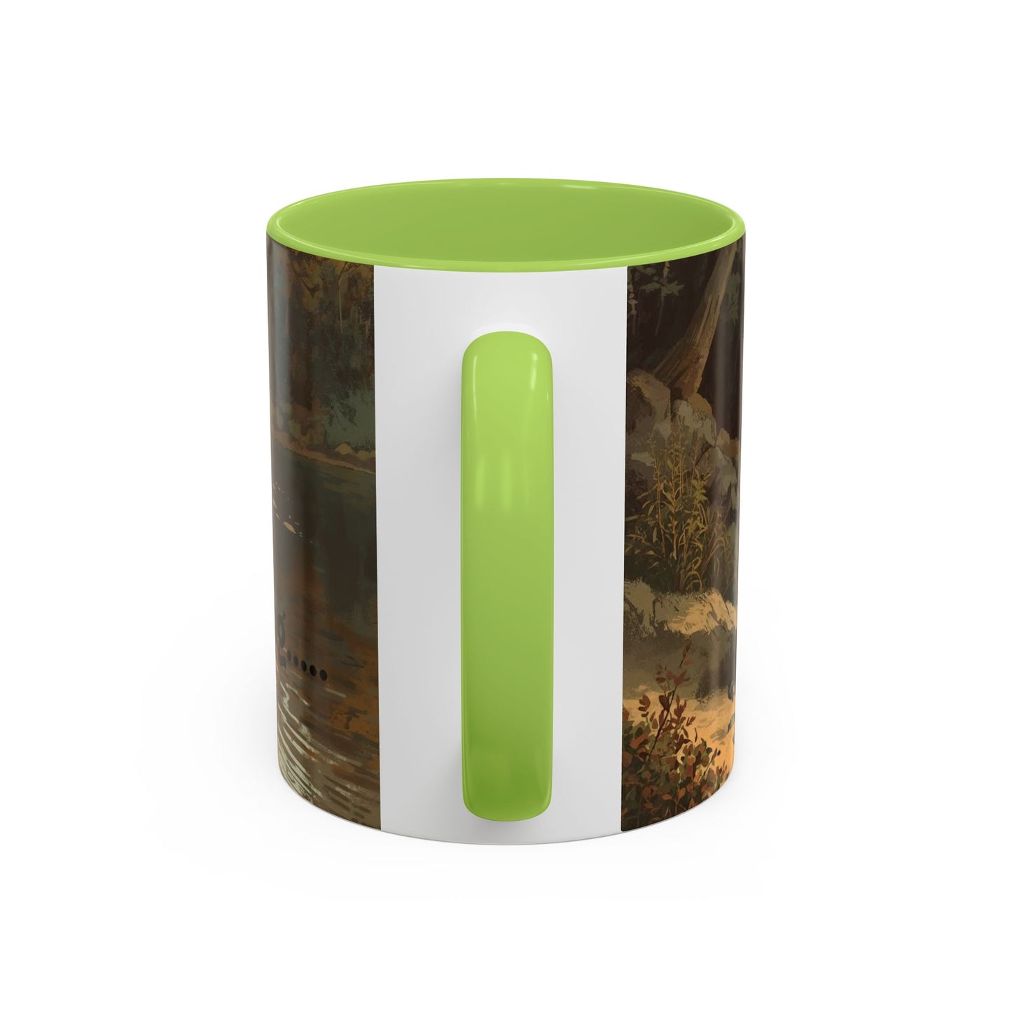 Gone Fishing Accent Mug - Perfect for Fishing Lovers, Outdoor Enthusiasts, Perfect Gift