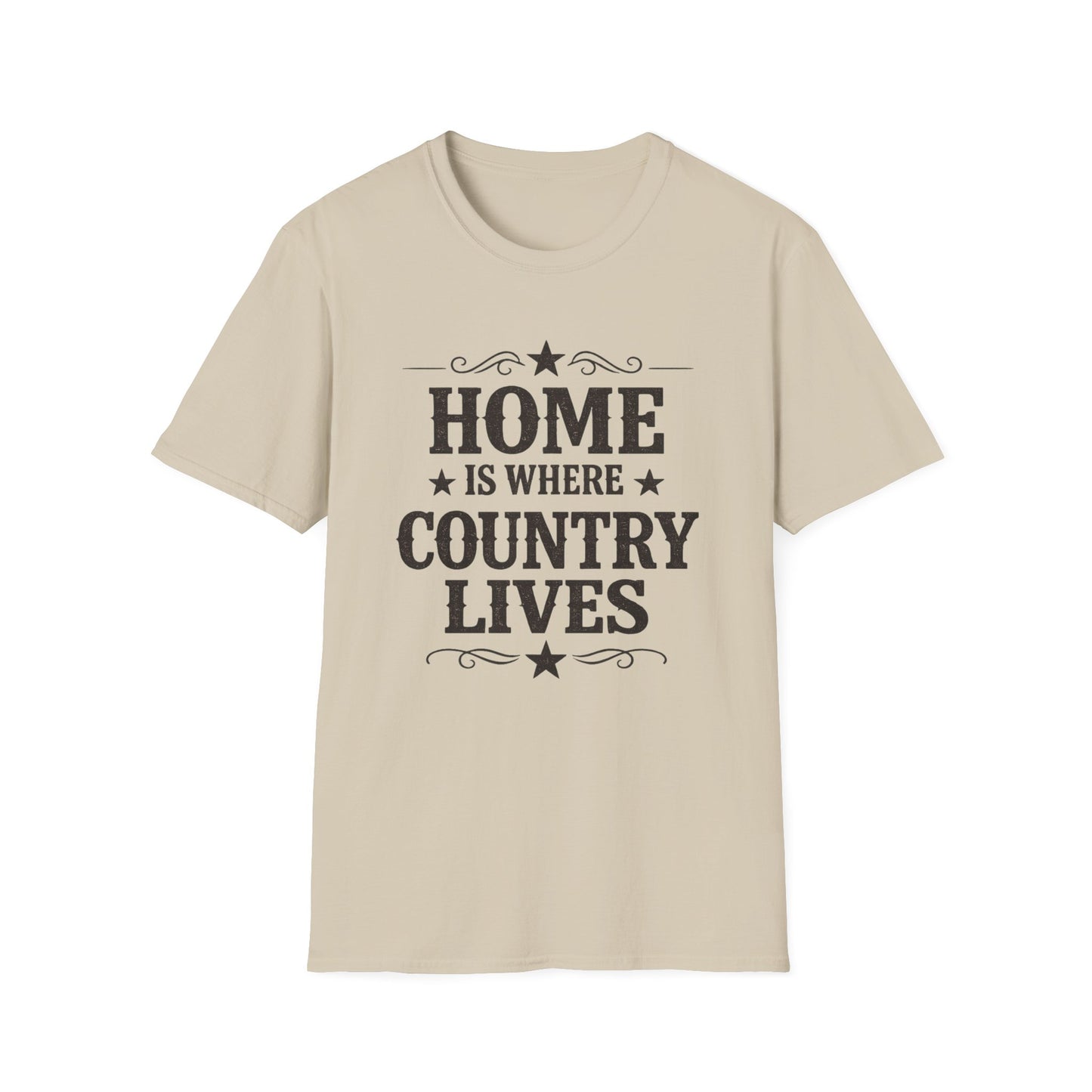 Home Is Where Country Lives T-Shirt – Country Style Tee
