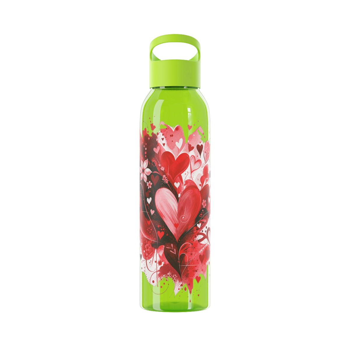 Floral Hearts Water Bottle | 21.9oz Reusable Bottle