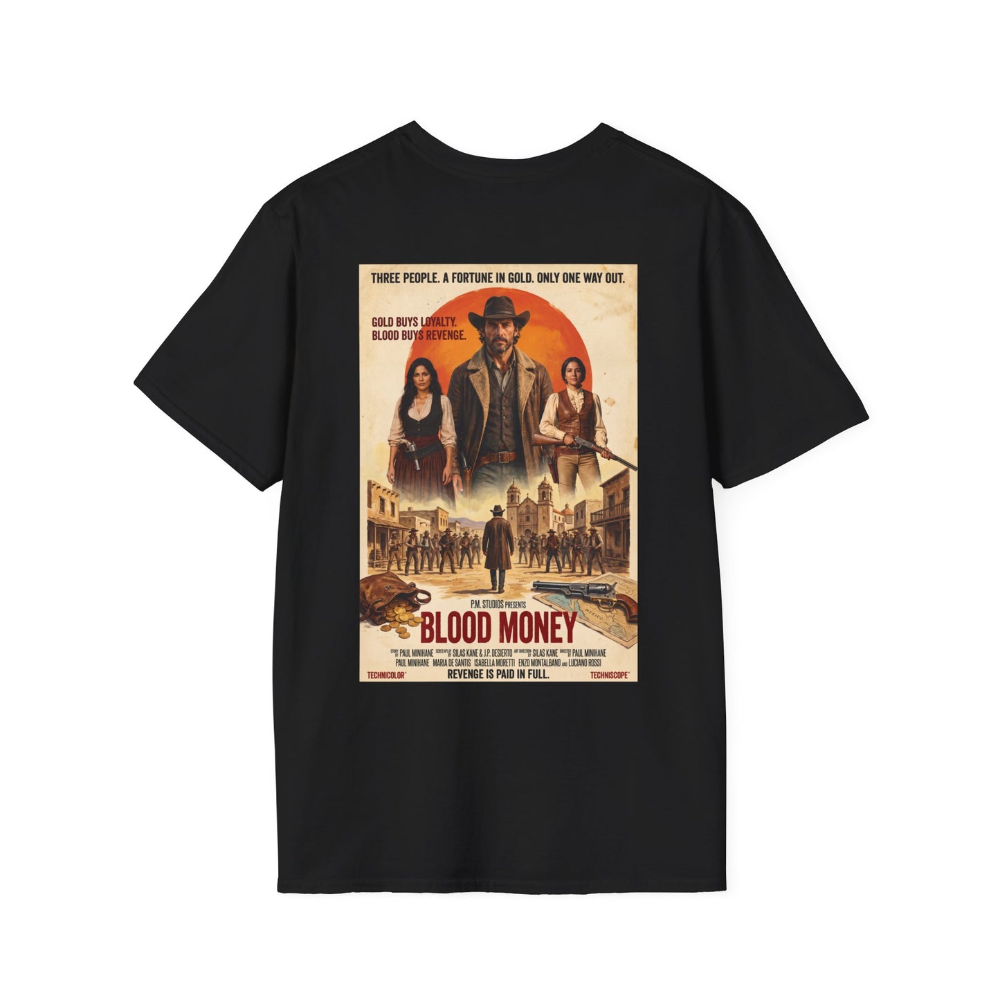 PM Pictures Blood Money T-Shirt – English Edition