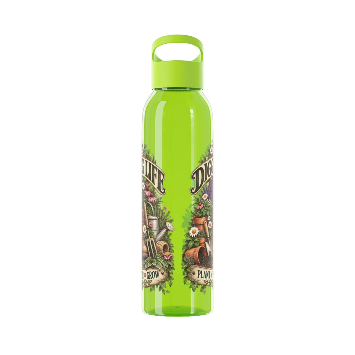 Digging Life Vintage Garden – Slimline Water Bottle