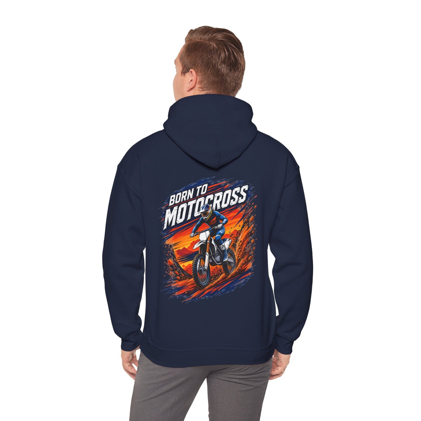 Sweat à capuche de motocross, sweat-shirt unisexe Heavy Blend