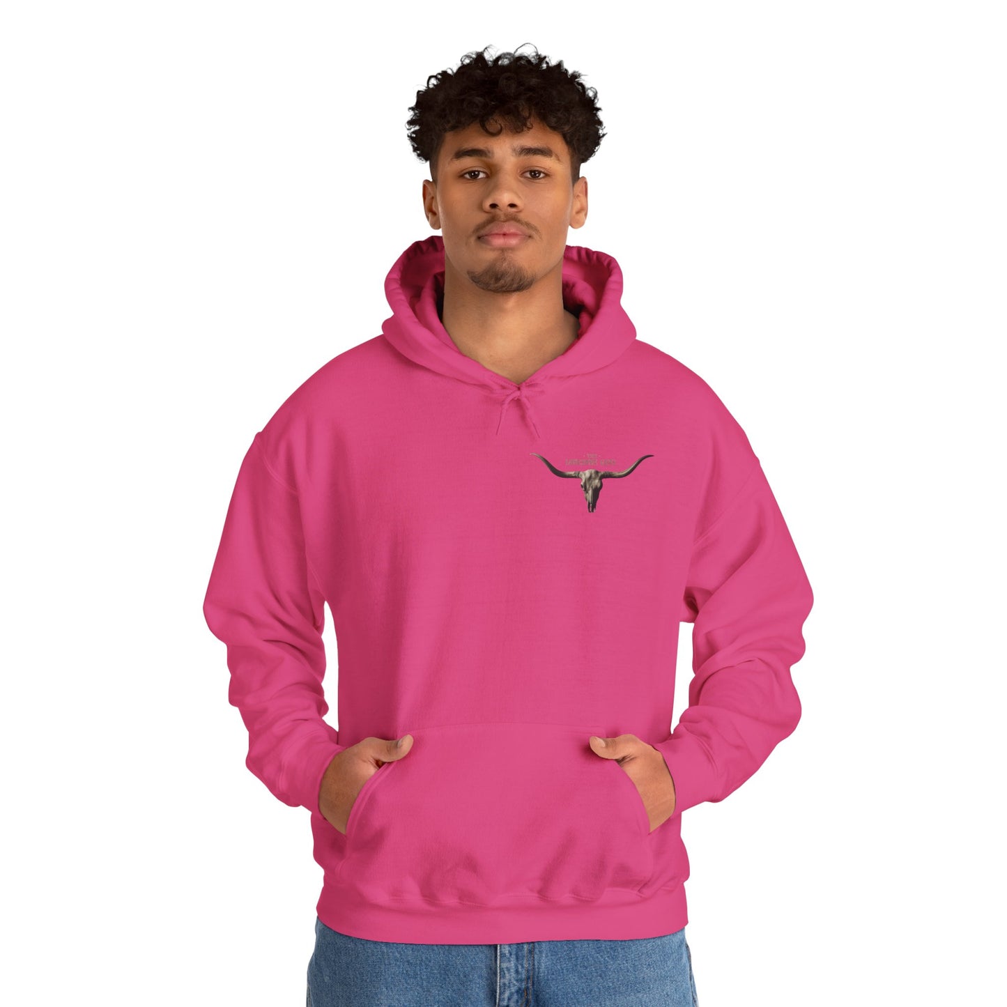 Sweat à capuche graphique Lonesome Gods - Sweat-shirt unisexe en tissu épais avec motifs des deux côtés