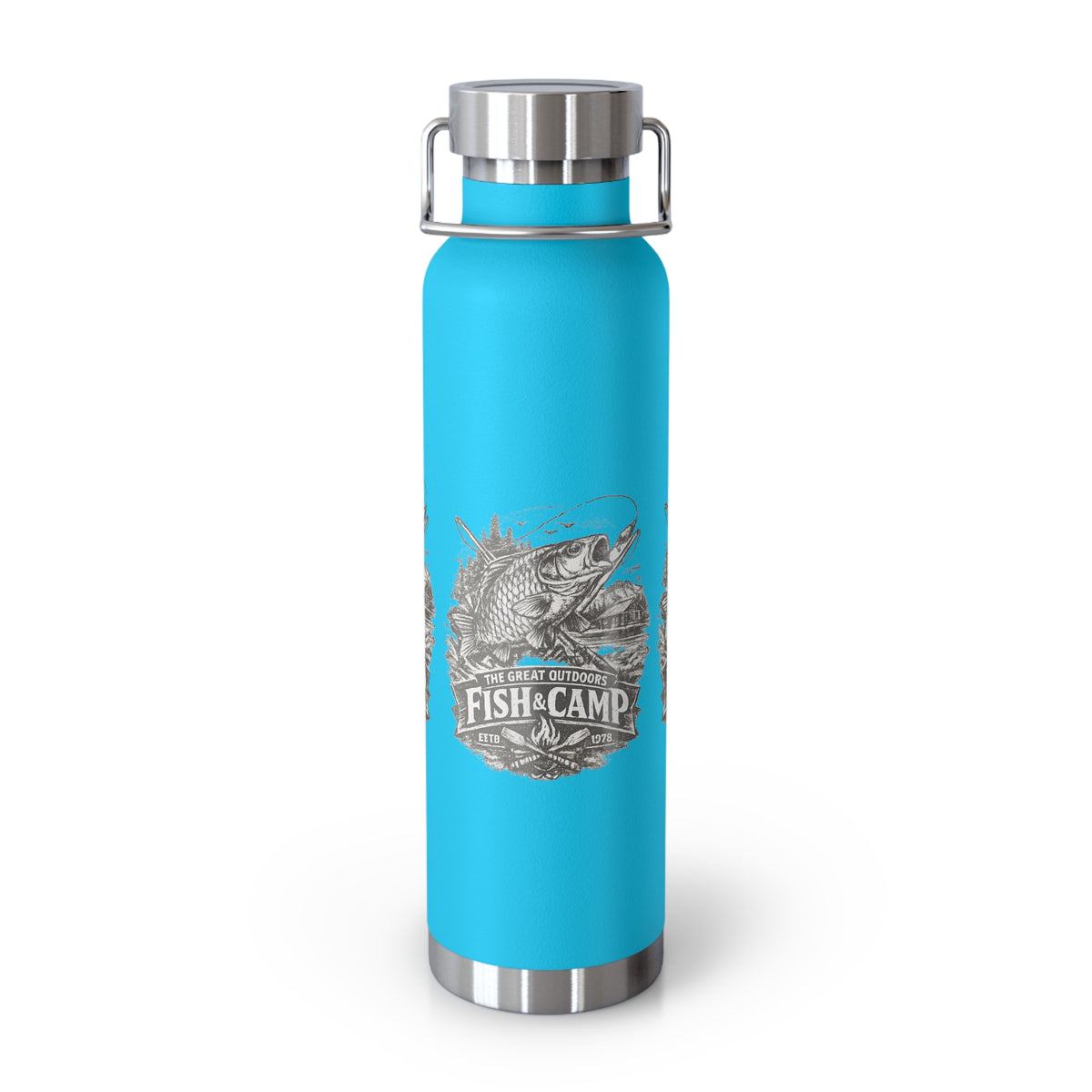 Fish & Camp Insulated Flask – Great Outdoors Fishing Flask