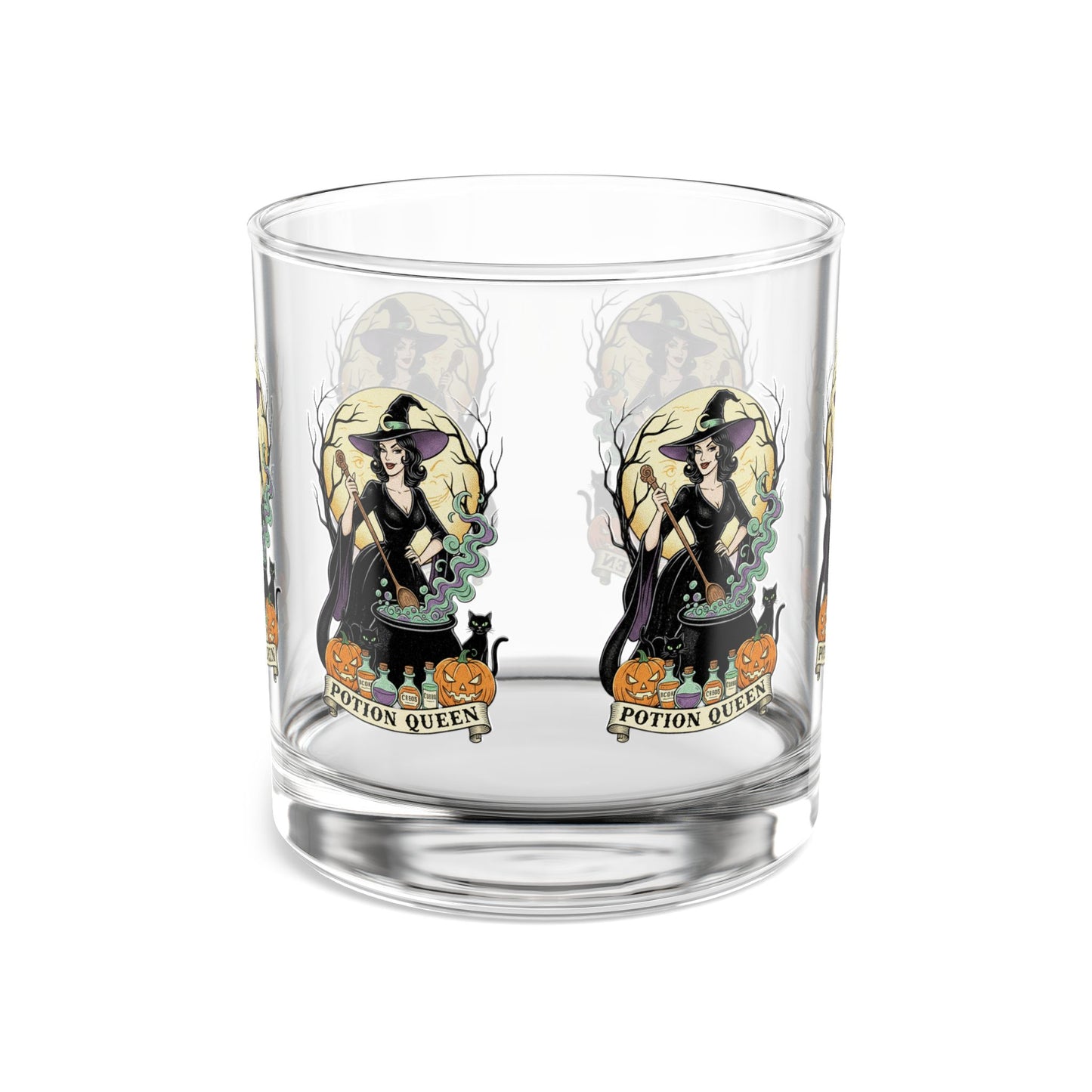 Potion Queen Halloween Glass Tumbler