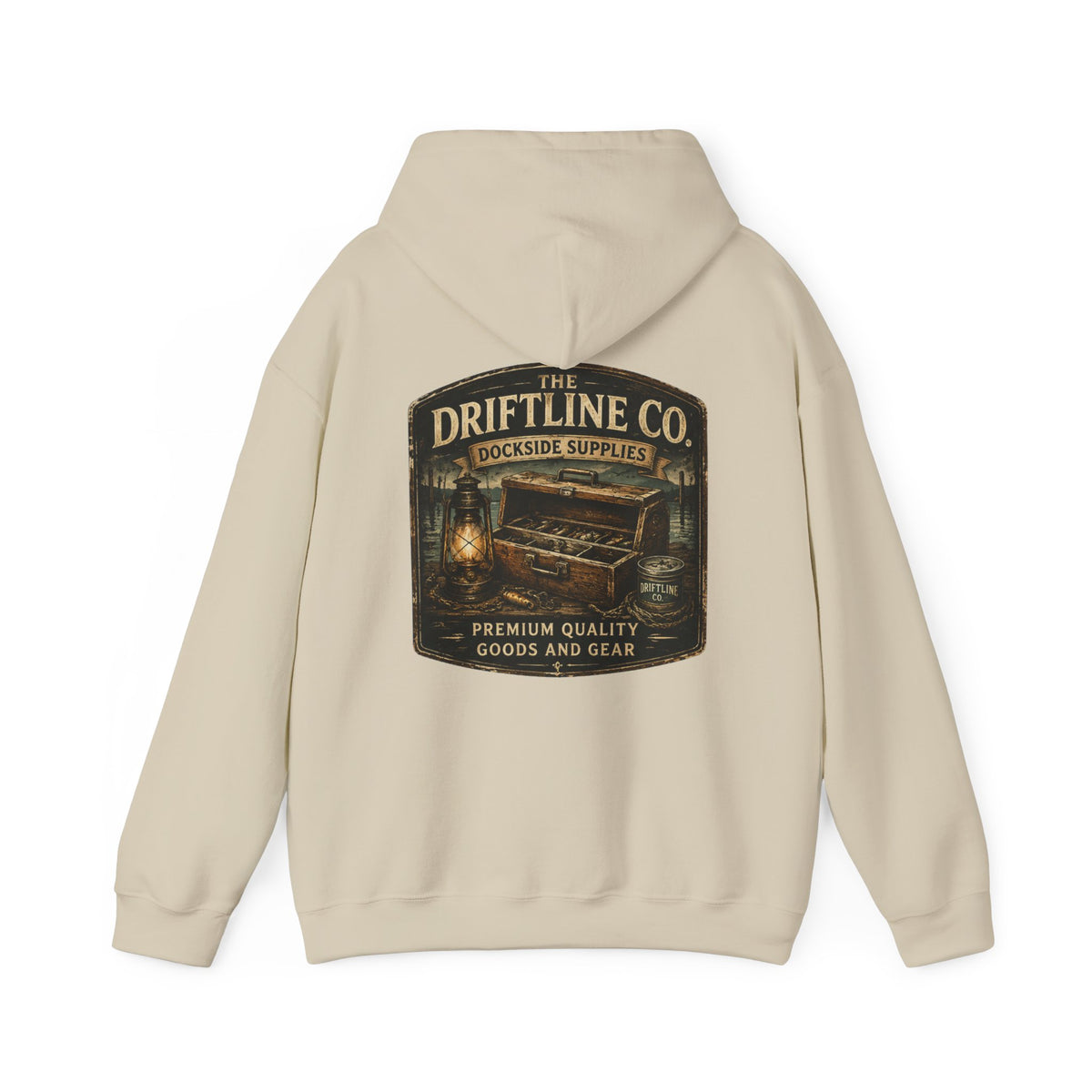 The Driftline Company – Dockside Supplies Indigo Blue Hoodie