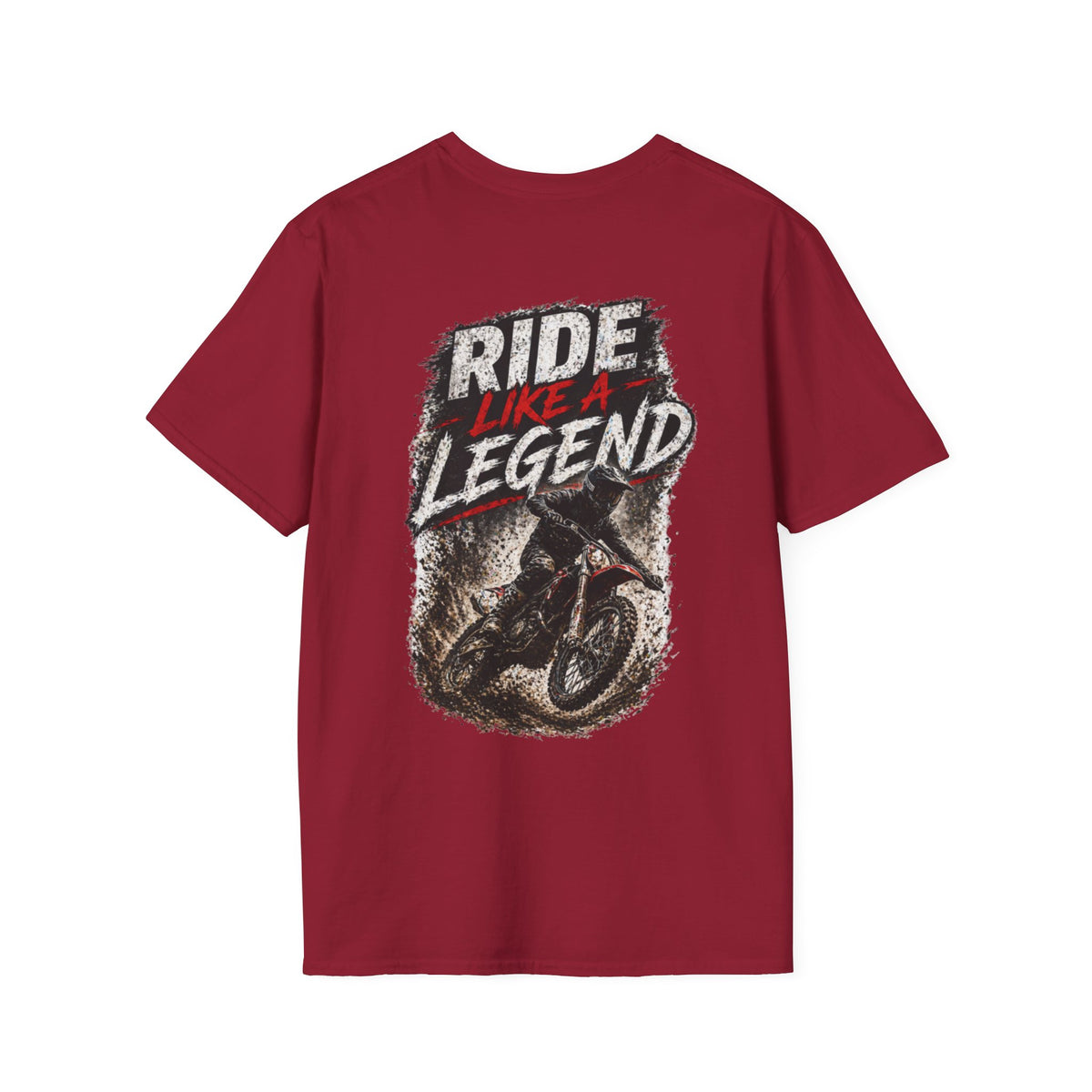T-shirt de motocross Roulez comme une légende