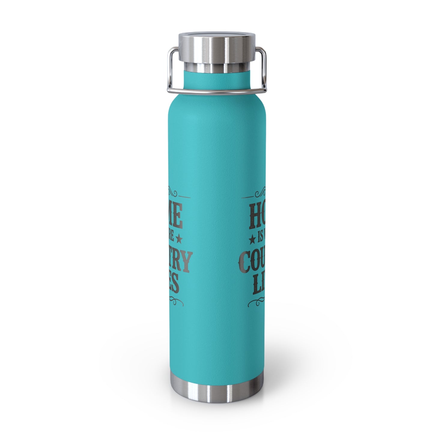 Home Is Where Country Lives Insulated Flask – 22oz Country Water Bottle