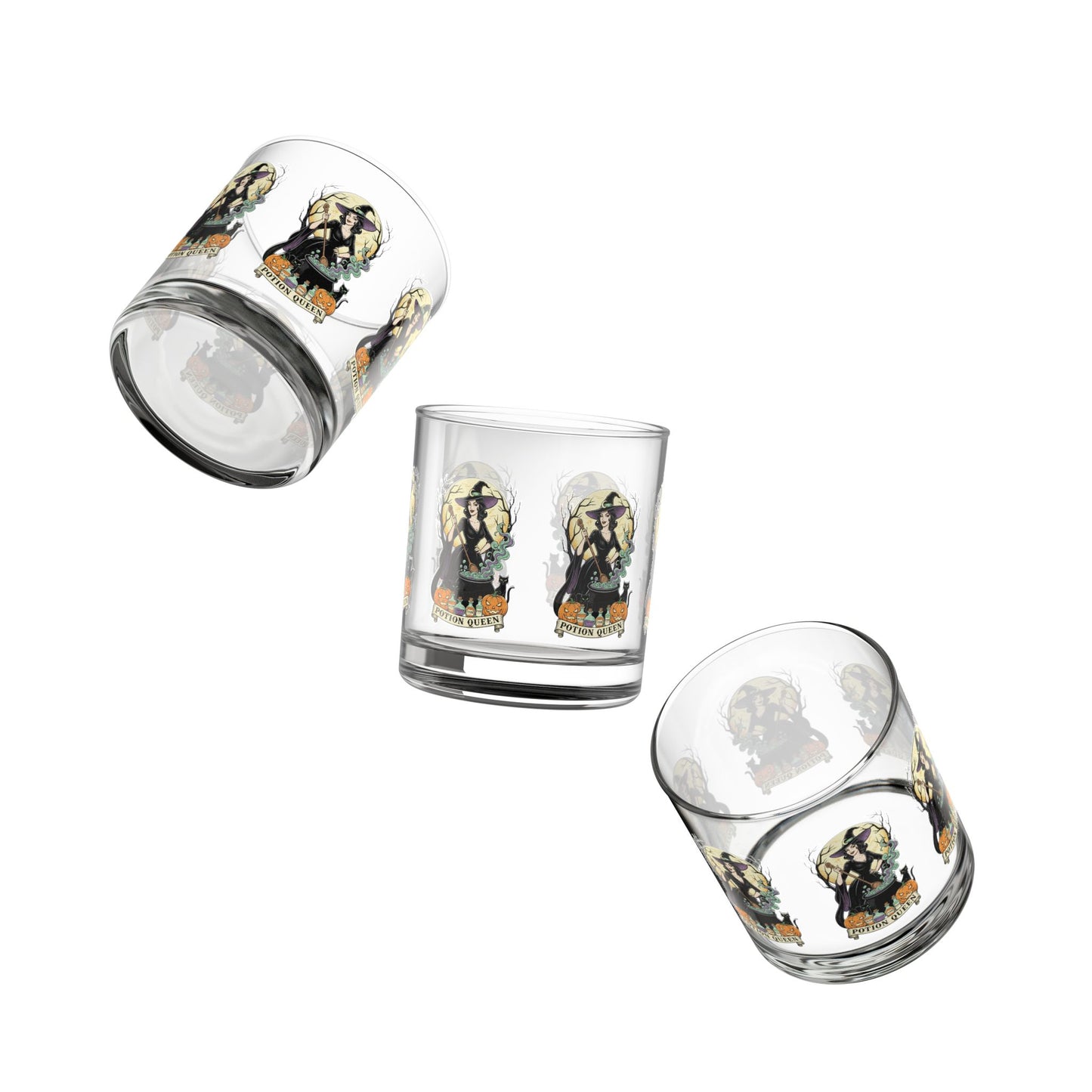 Potion Queen Halloween Glass Tumbler