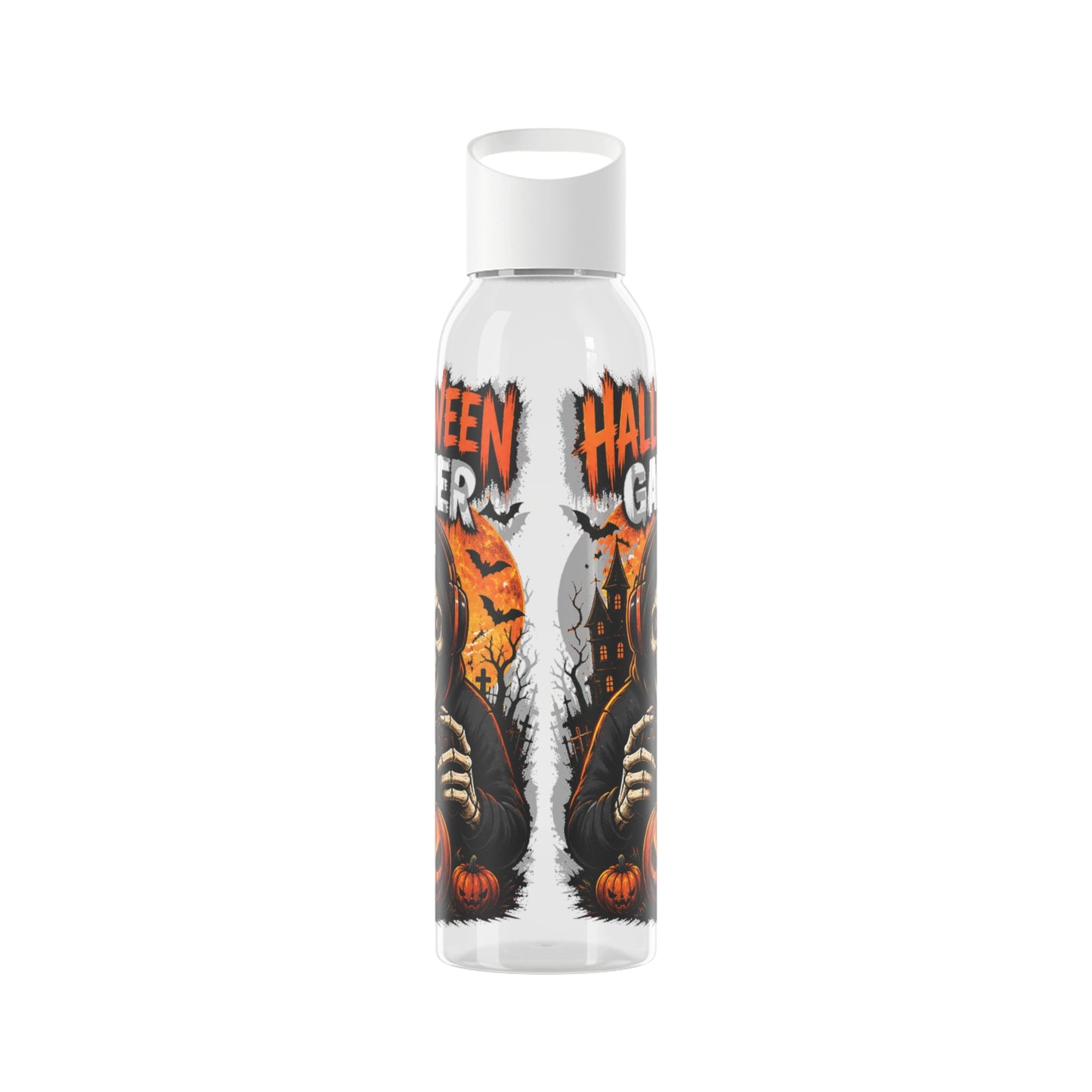 Halloween Gamer Water Bottle – Skull Gaming Bottle