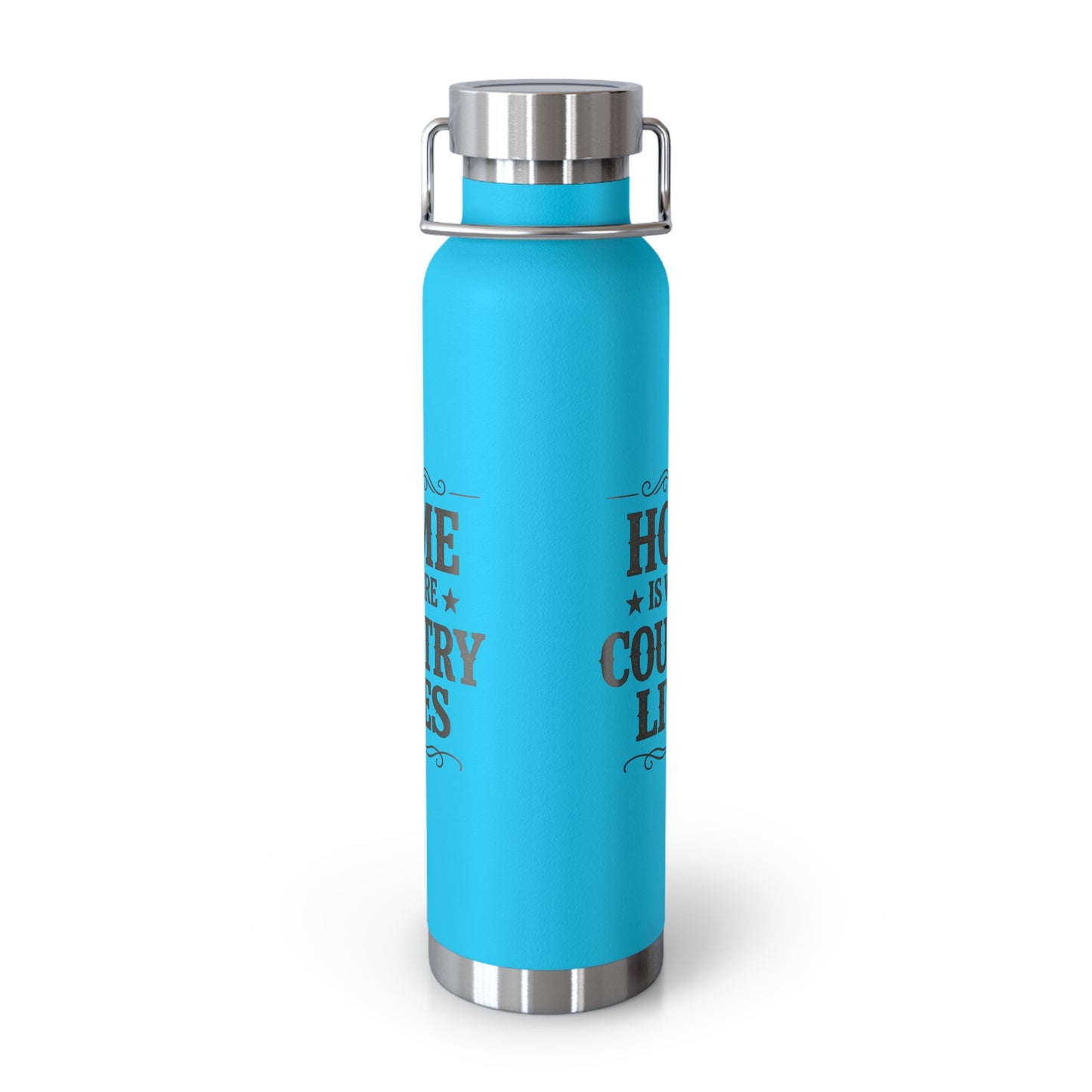 Home Is Where Country Lives Insulated Flask – 22oz Country Water Bottle