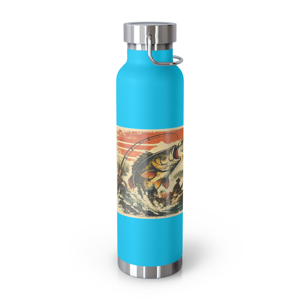 Hooked on Action Insulated Flask – Retro Fishing Flask