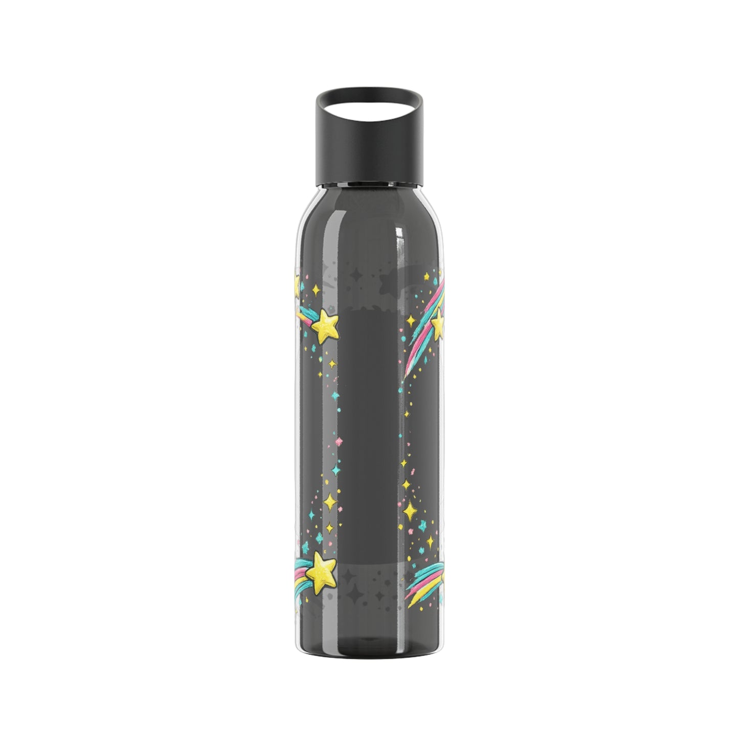 Retro Good Vibes Only Water Bottle | Colourful Reusable Drinks Bottle | Retro Cassette Bottle | 80s & 90s Inspired Hydration