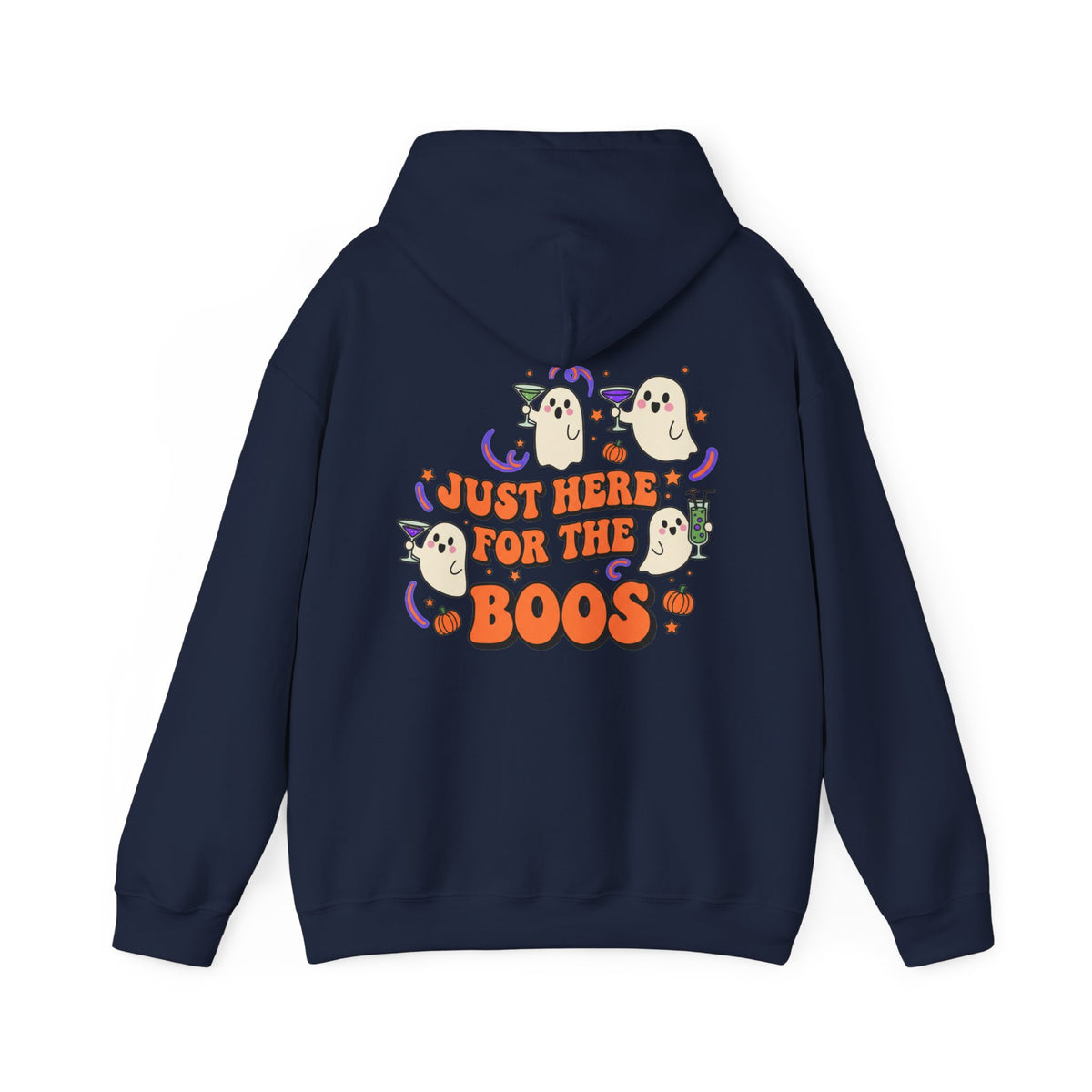 Just Here for the Boos Halloween Ghost Hoodie