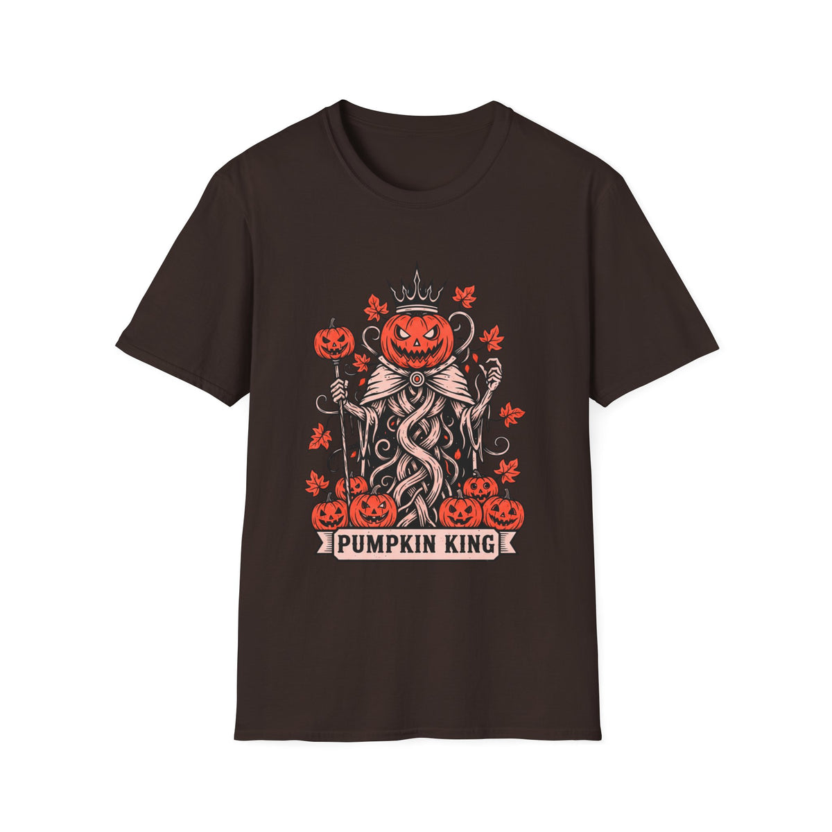 Pumpkin King Halloween Unisex T-Shirt – Gothic Pumpkin Graphic Tee