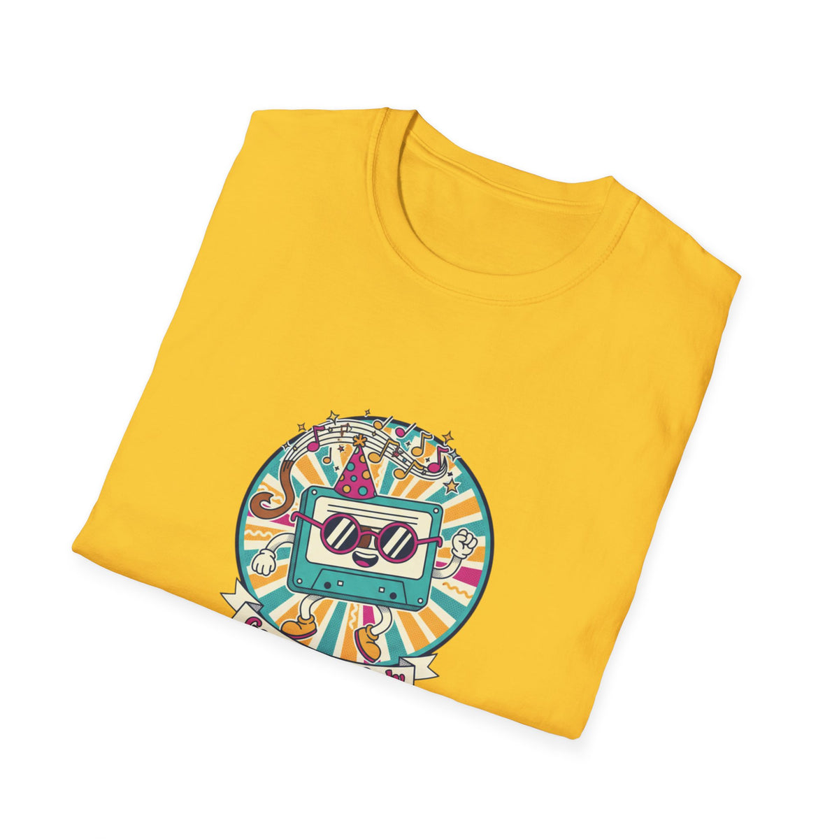 Retro Good Vibes Only T-Shirt | Colourful Retro Cassette Graphic Tee | 80s & 90s Inspired Unisex T-Shirt
