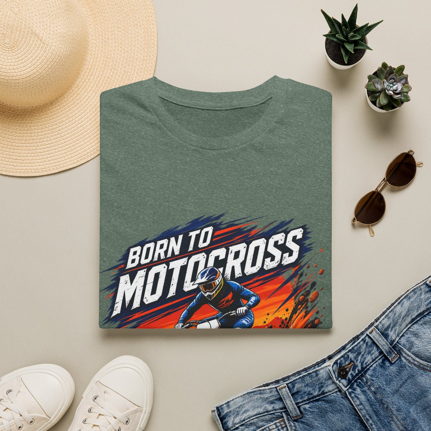 Born to Motocross Unisex Graphic Tee