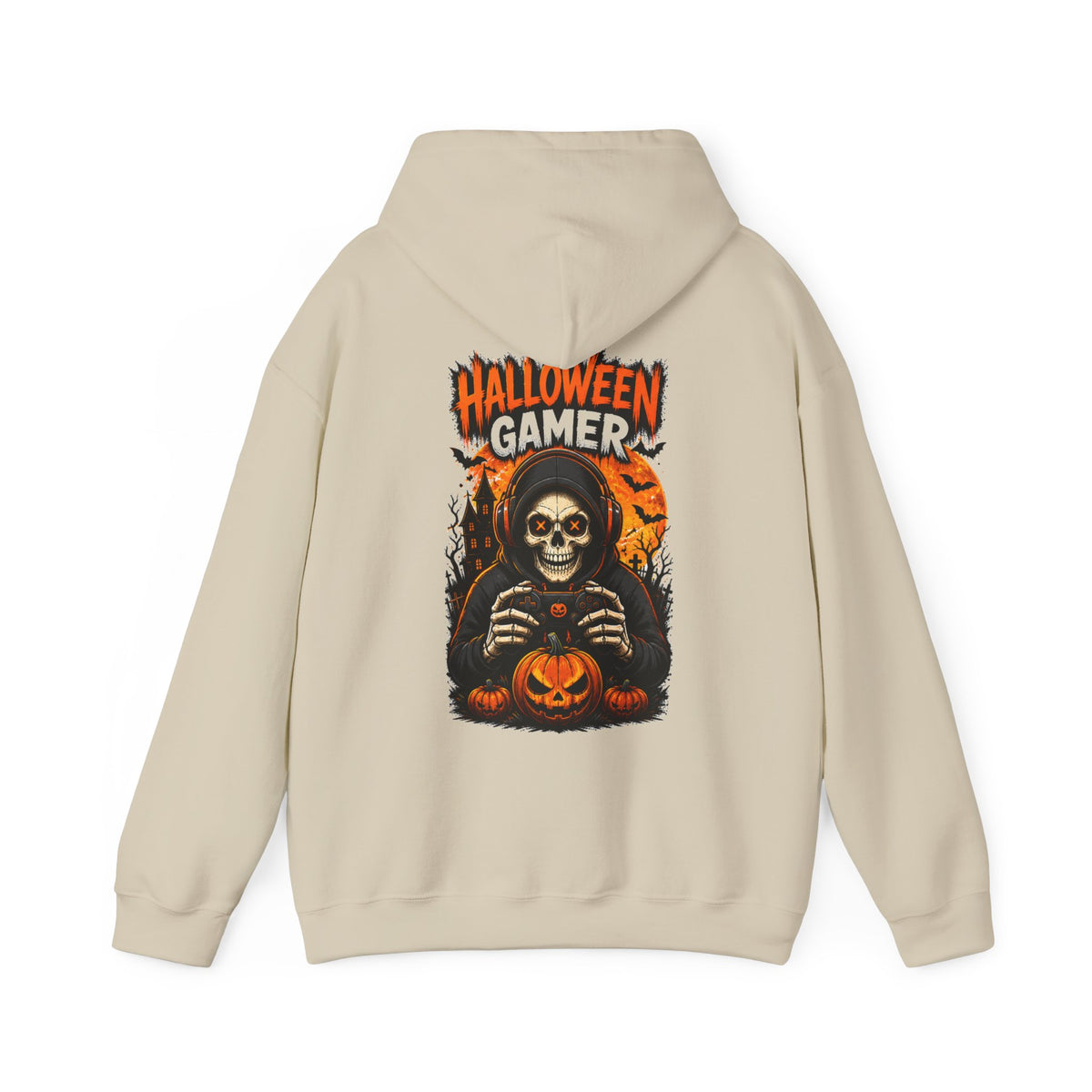Halloween Gamer Hoodie – Skull Gaming Halloween Hoodie
