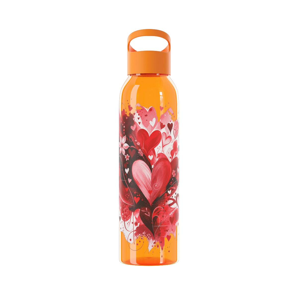 Floral Hearts Water Bottle | 21.9oz Reusable Bottle