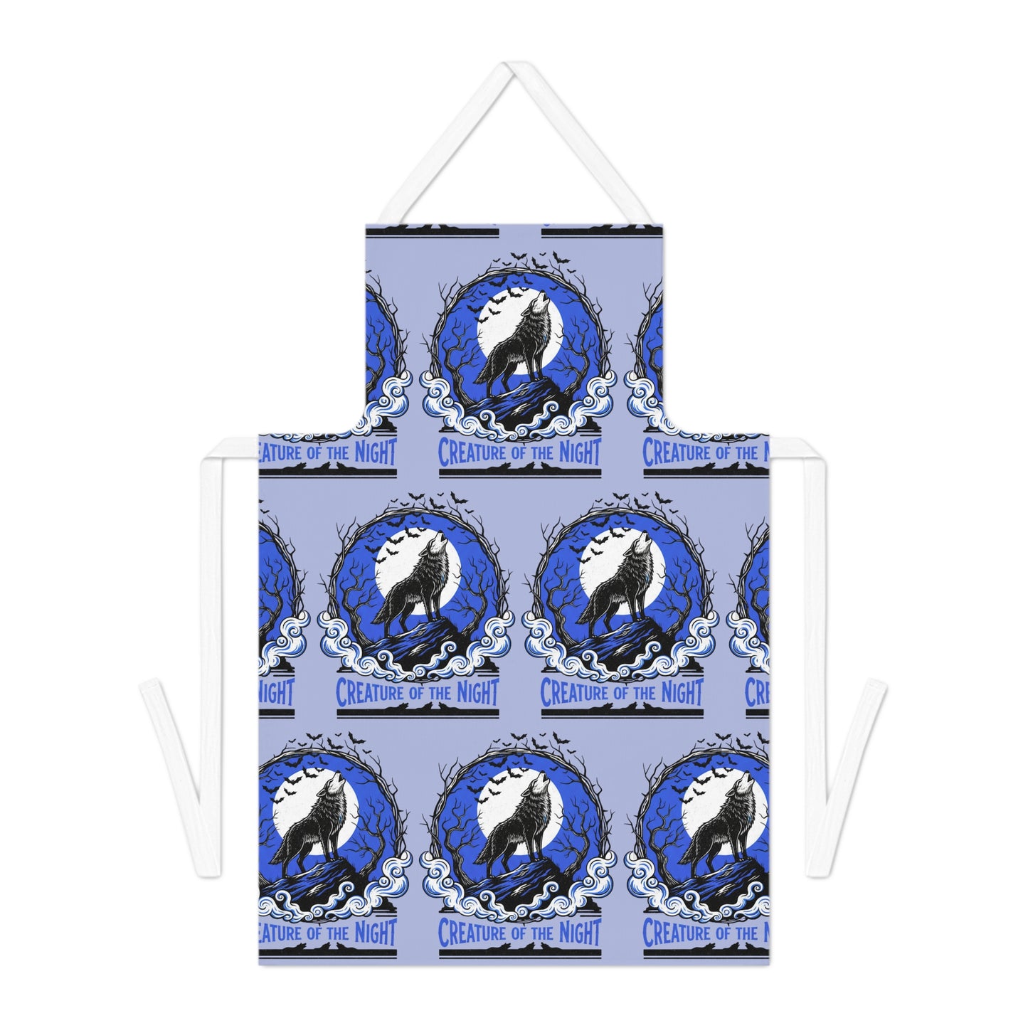 Creature of the Night Werewolf Apron – Gothic Full Moon Kitchen Apron