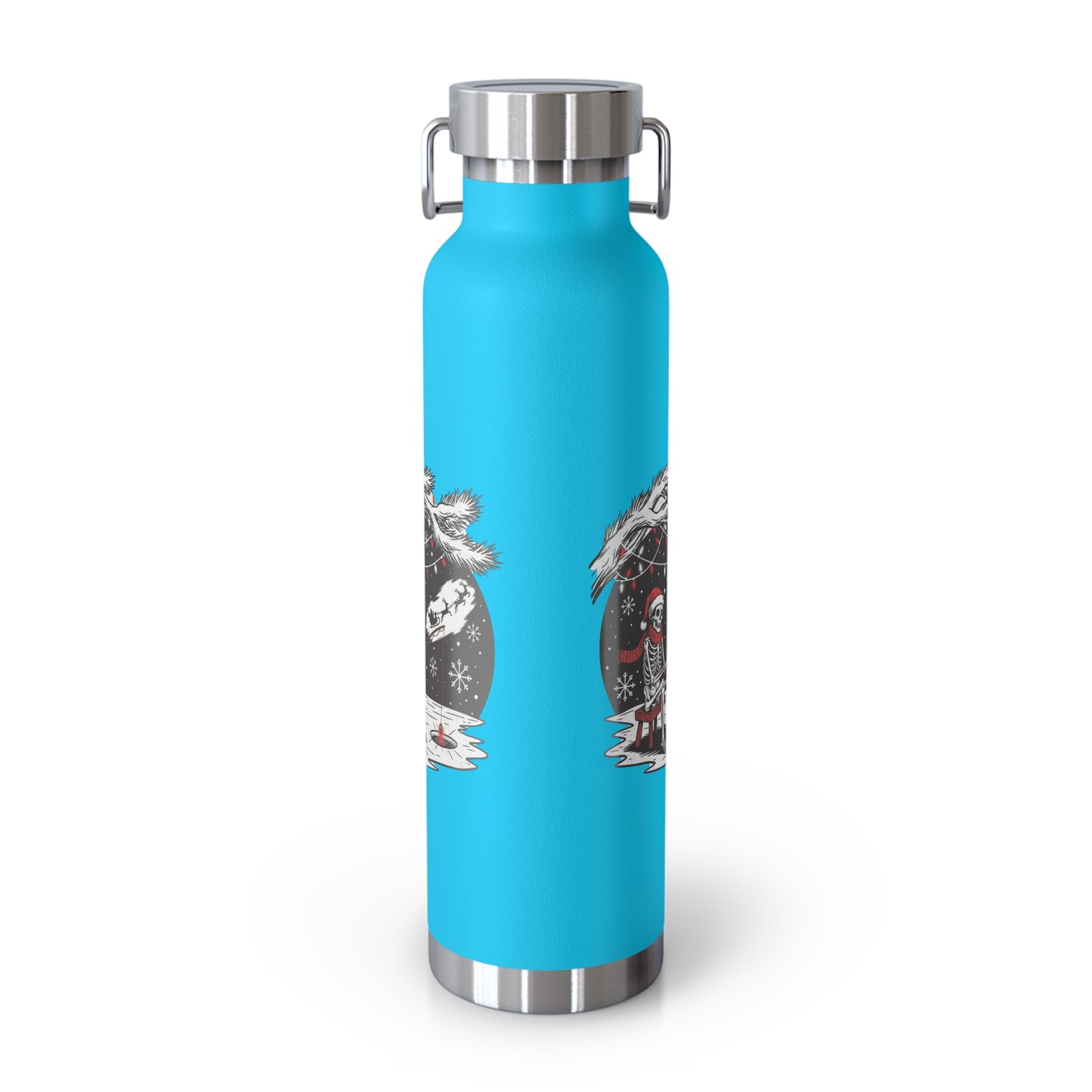 Merry Fishing Christmas Insulated Flask – Festive Fishing Bottle