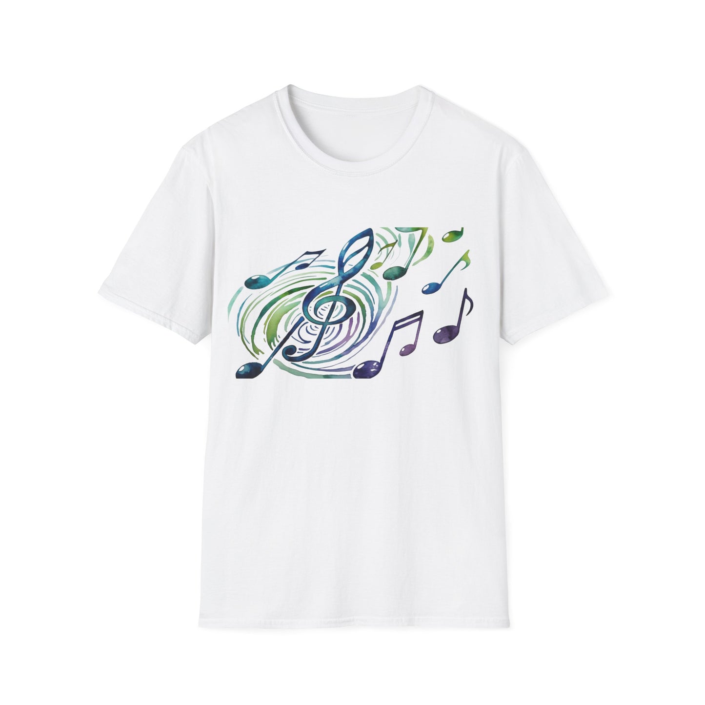 Fun Musical Vibe Unisex Softstyle T-Shirt, Music Lover Tee, Unique Design Shirt, Concert Apparel, Gift for Musicians