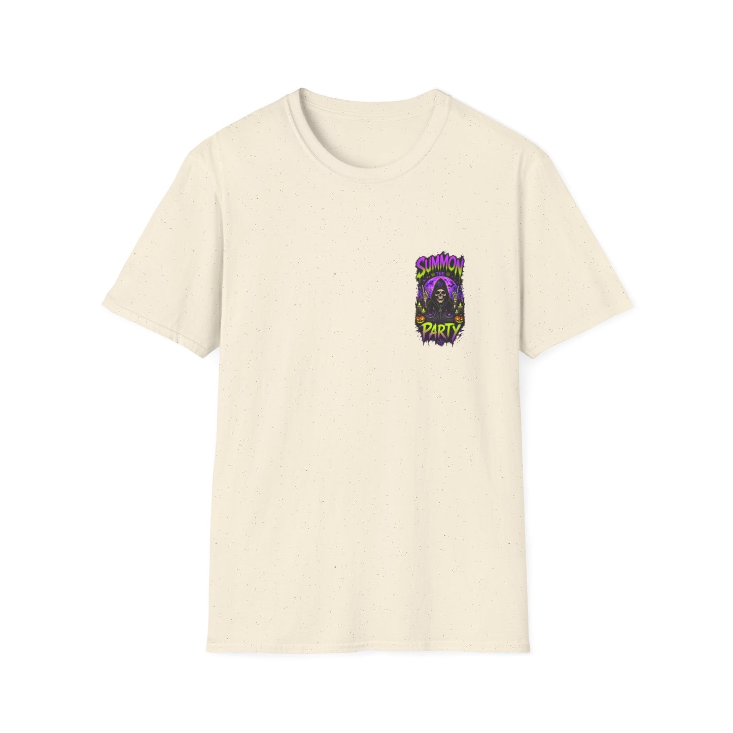 Summon The Party Halloween Unisex T-Shirt – Front & Back Print