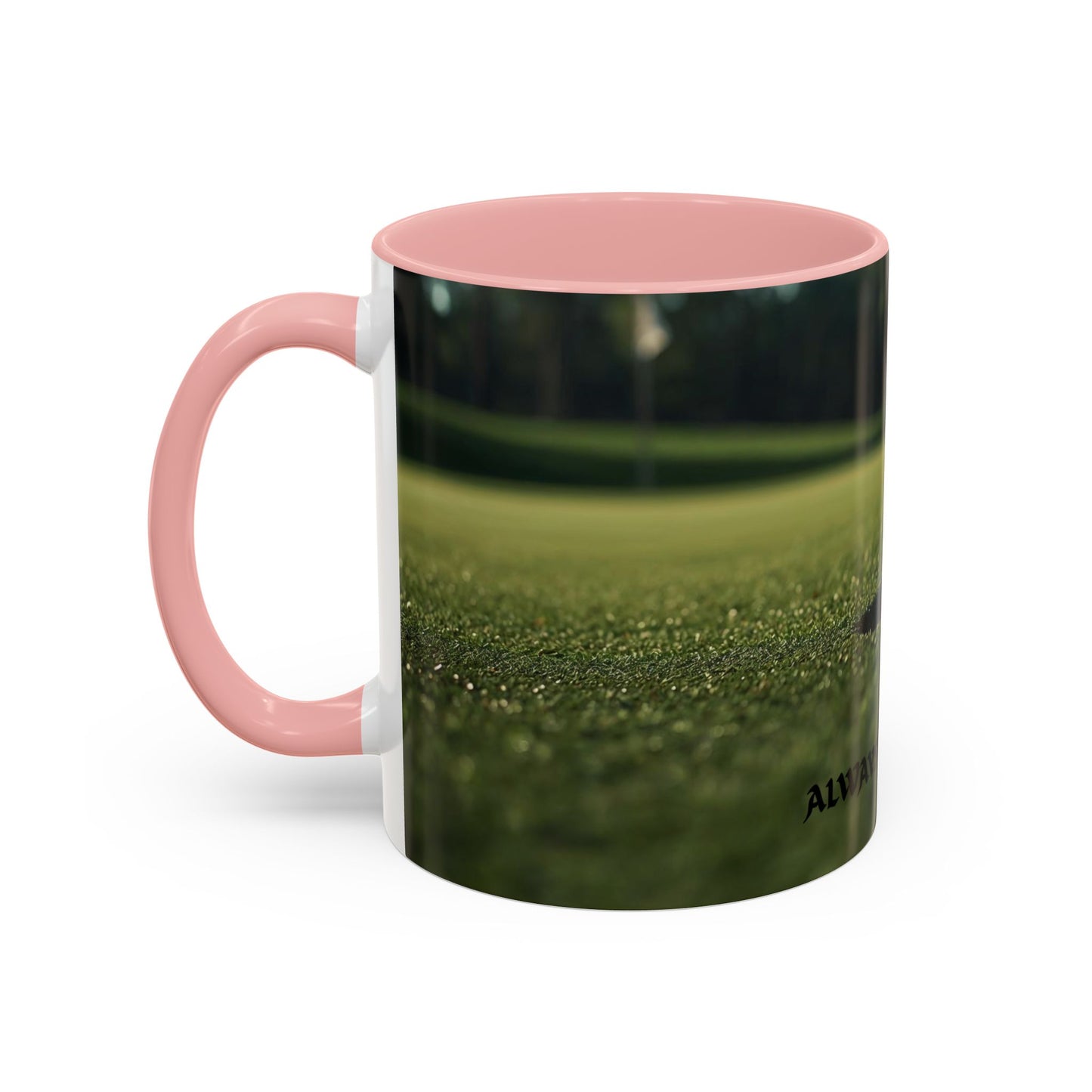 Golf-Inspired Accent Coffee or Tea Mug | Perfect Gift for Golf Lovers | Always A Good Day | Coffee or Tea Mug for Golfers