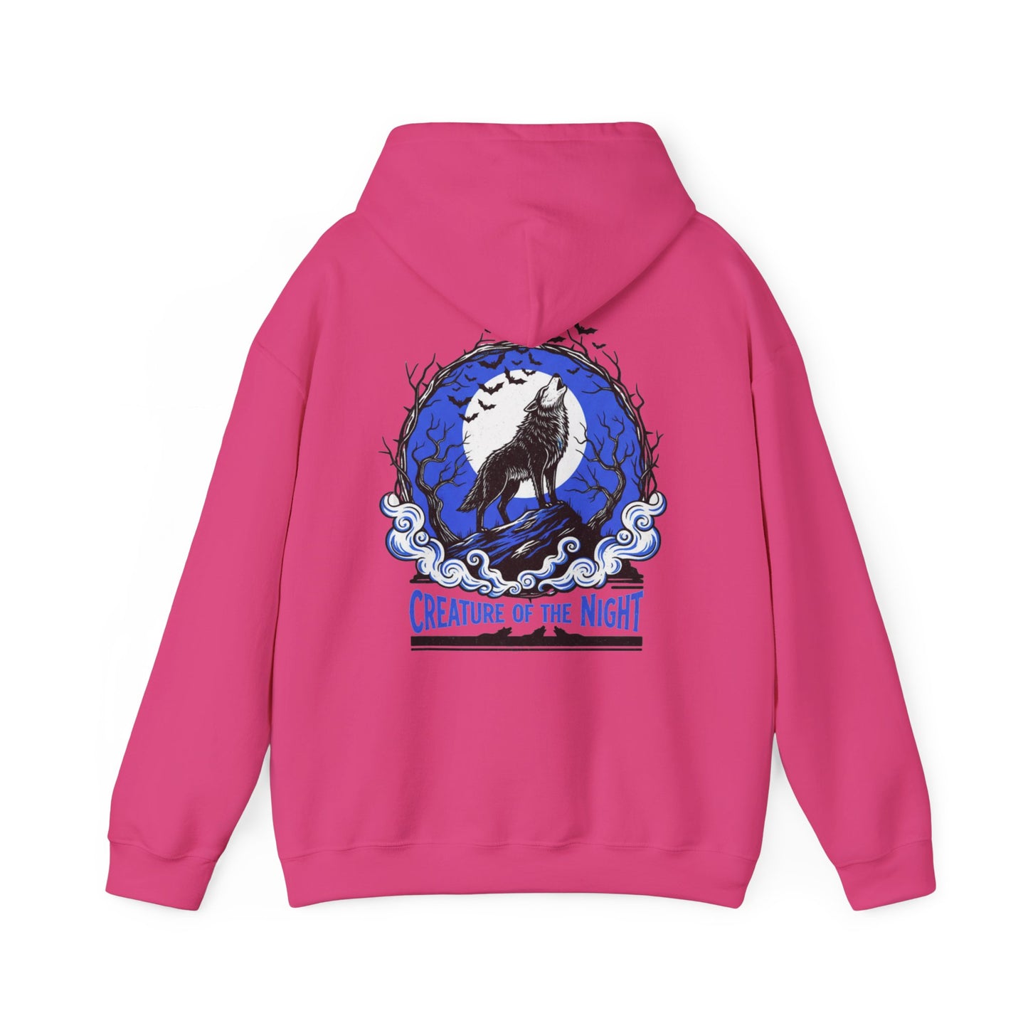 Creature of the Night Werewolf Hoodie – Halloween Back Print Hoodie