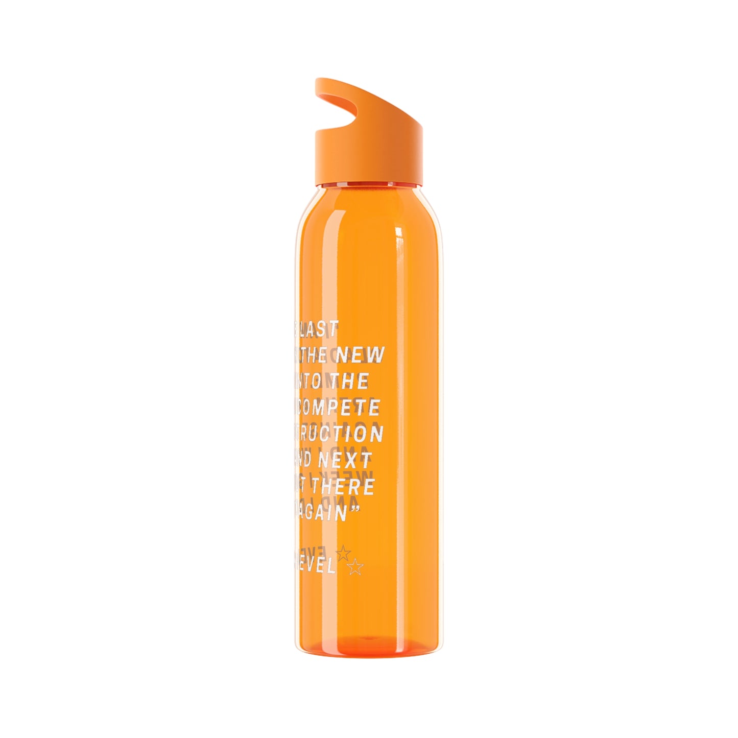 Evel Kneivel Legends Quote Water Bottle