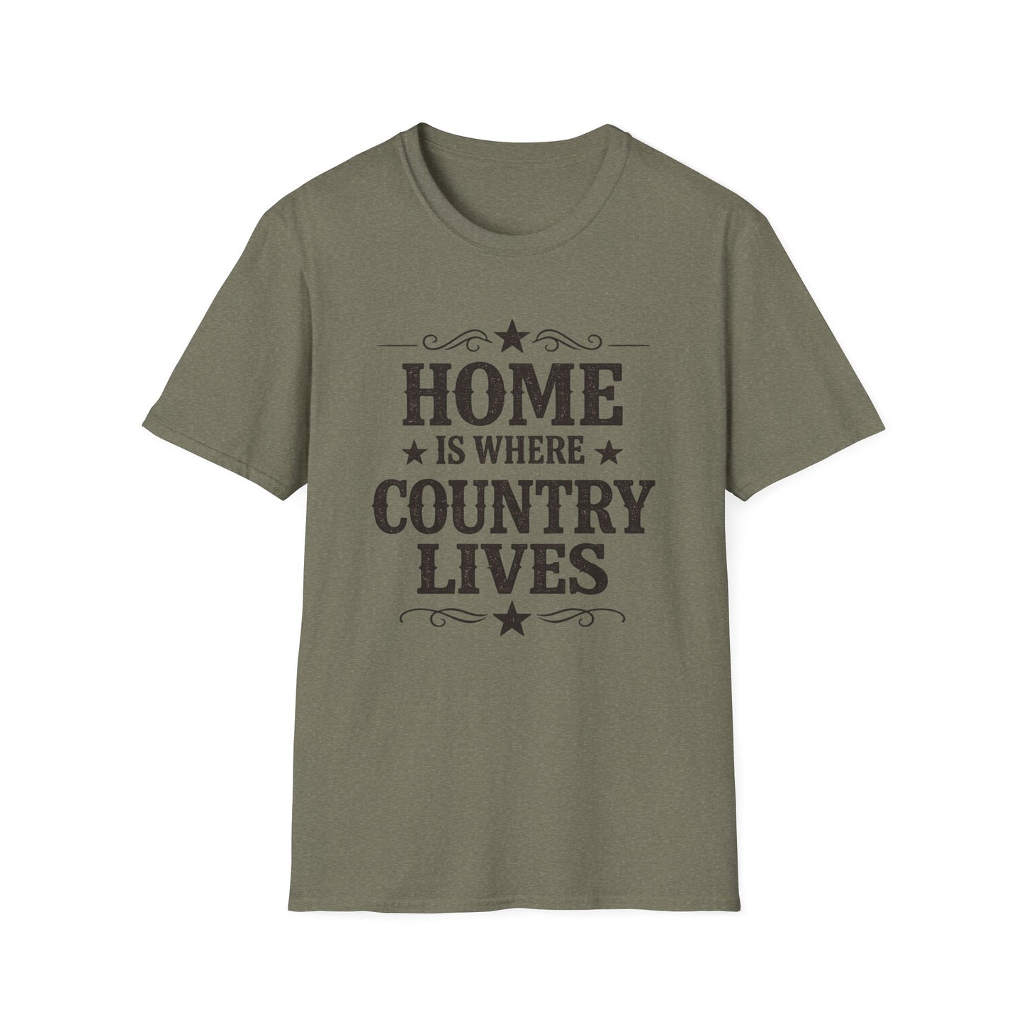 Home Is Where Country Lives T-Shirt – Country Style Tee