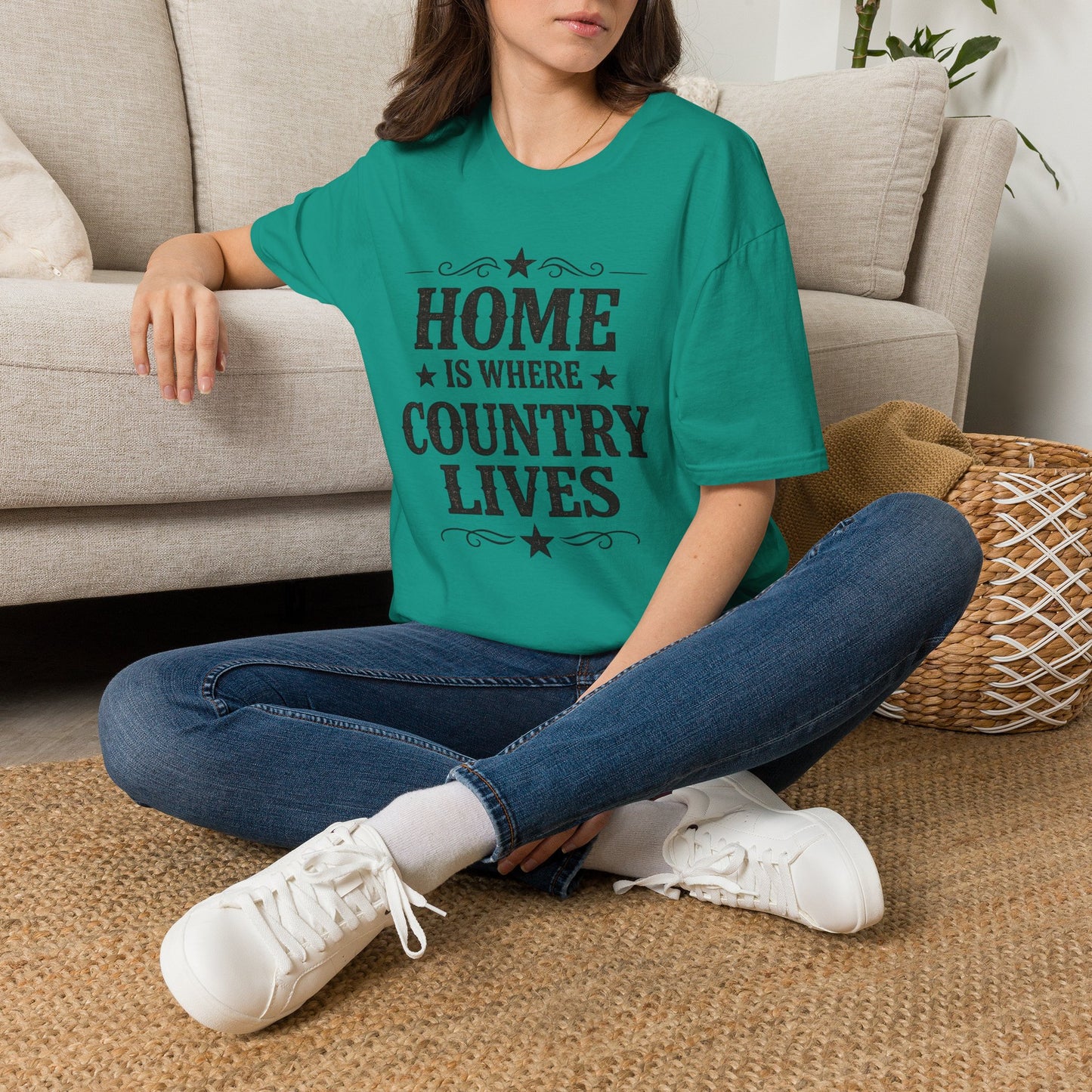 Home Is Where Country Lives T-Shirt – Country Style Tee